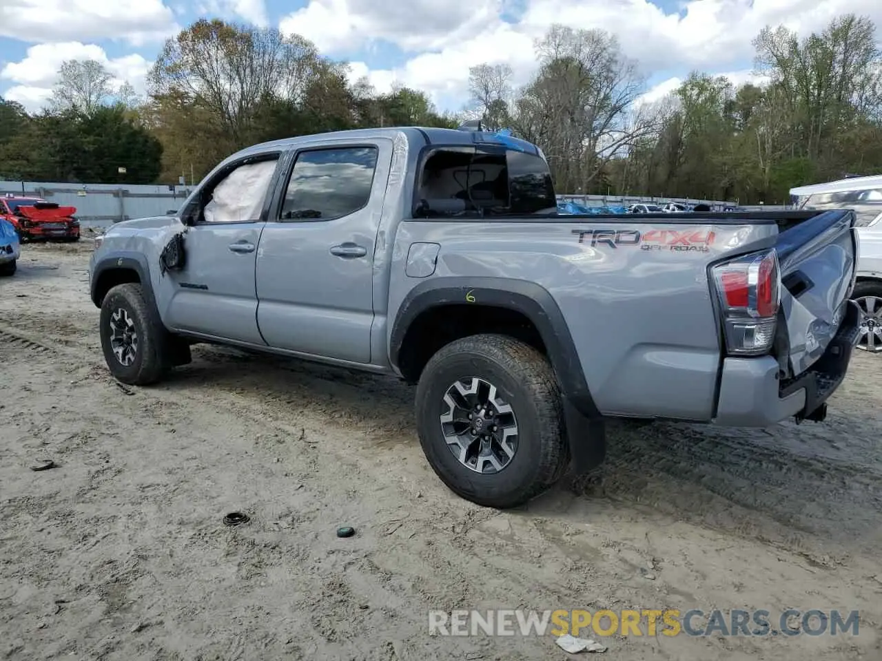 2 Photograph of a damaged car 3TMCZ5ANXLM352126 TOYOTA TACOMA 2020