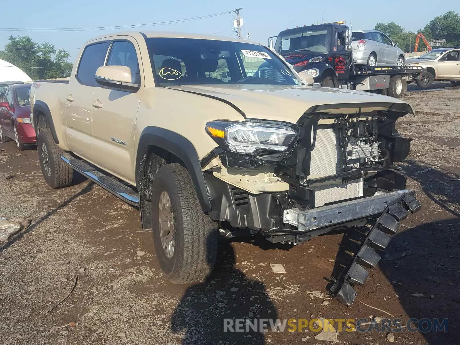 1 Photograph of a damaged car 3TMDZ5BN6LM088213 TOYOTA TACOMA 2020
