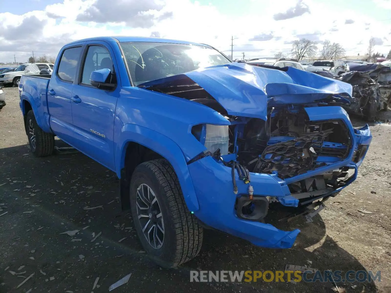 1 Photograph of a damaged car 3TMDZ5BN8LM083367 TOYOTA TACOMA 2020