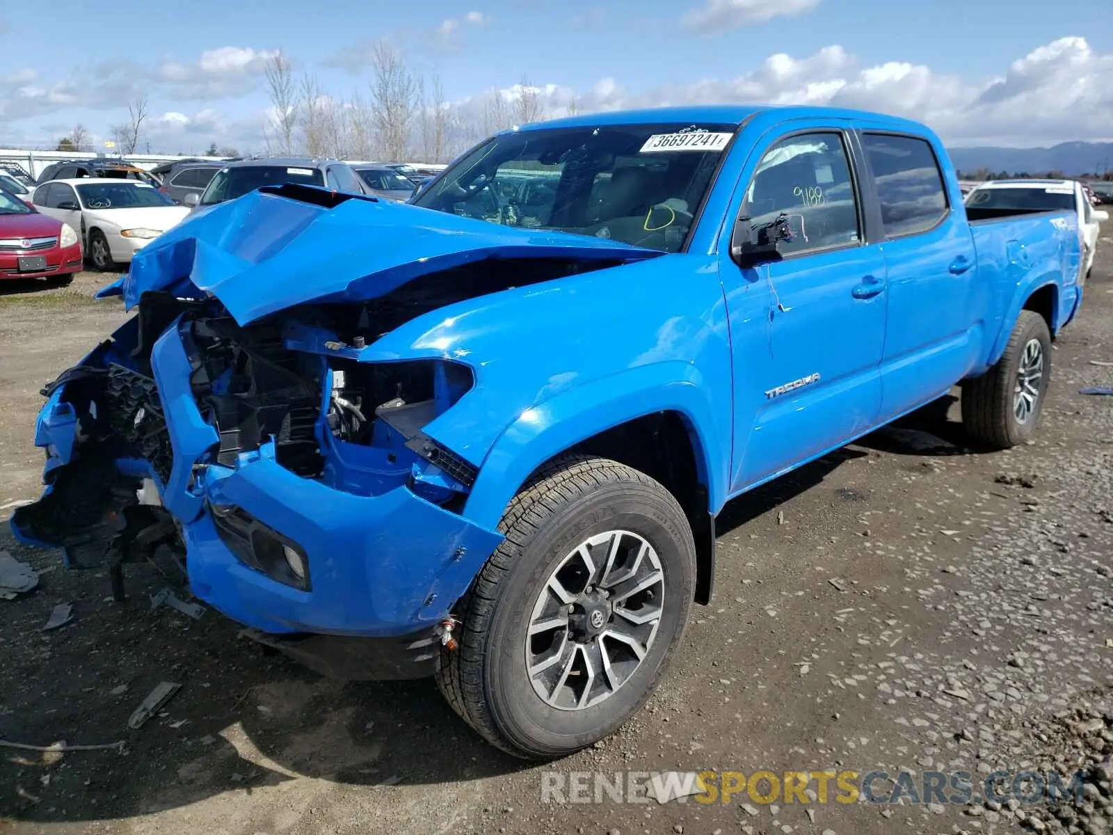 2 Photograph of a damaged car 3TMDZ5BN8LM083367 TOYOTA TACOMA 2020