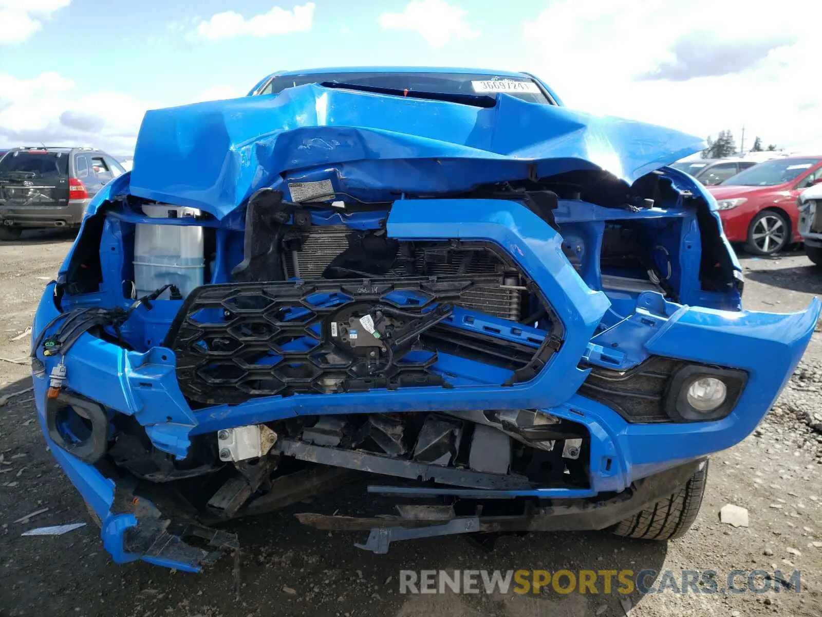 9 Photograph of a damaged car 3TMDZ5BN8LM083367 TOYOTA TACOMA 2020