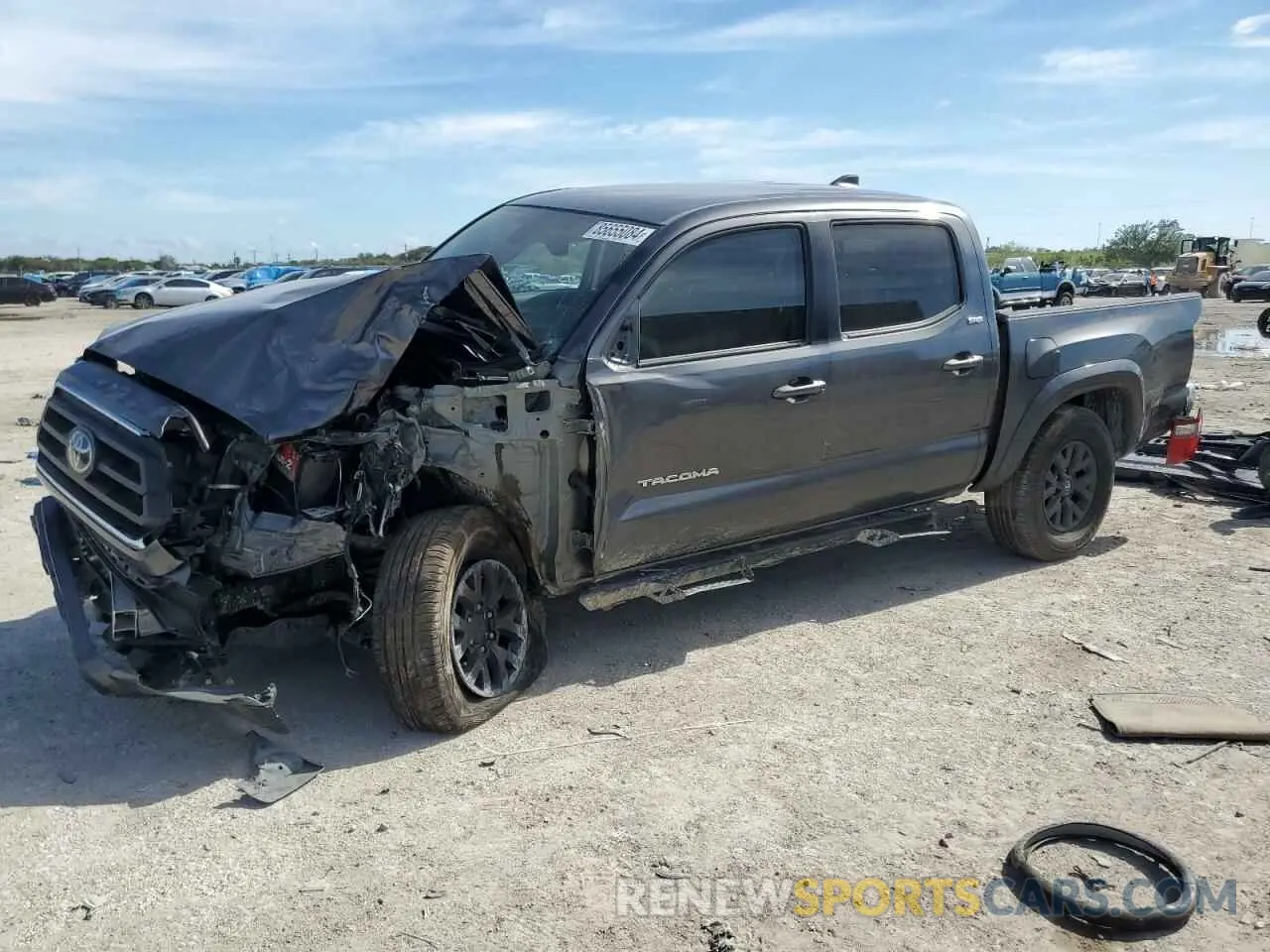 1 Photograph of a damaged car 3TYCZ5AN0LT006817 TOYOTA TACOMA 2020