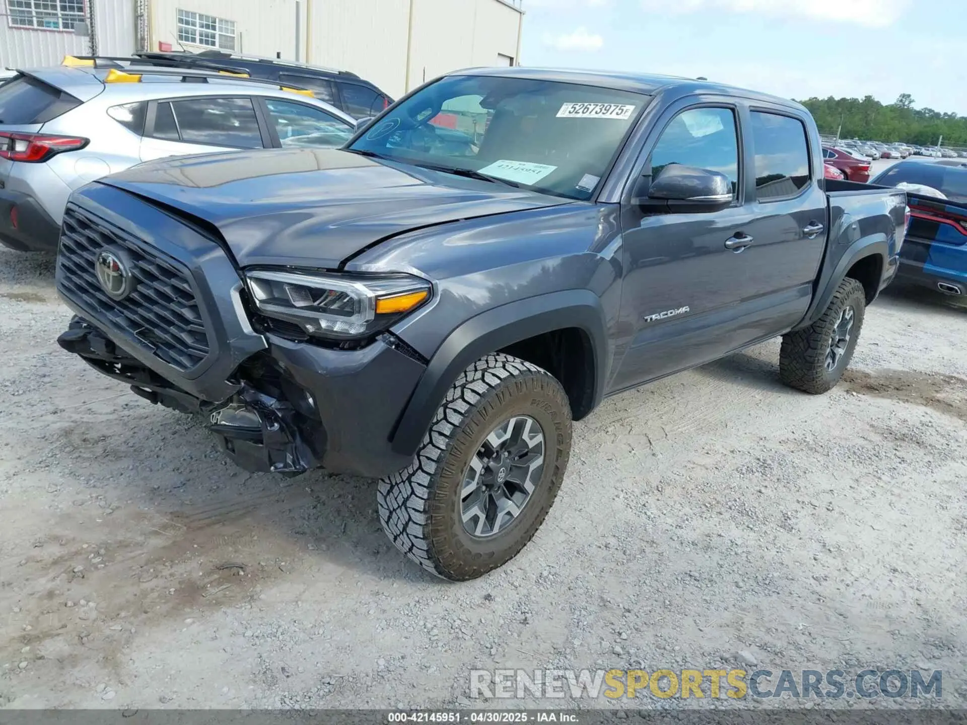 2 Photograph of a damaged car 3TYCZ5AN5LT003864 TOYOTA TACOMA 2020