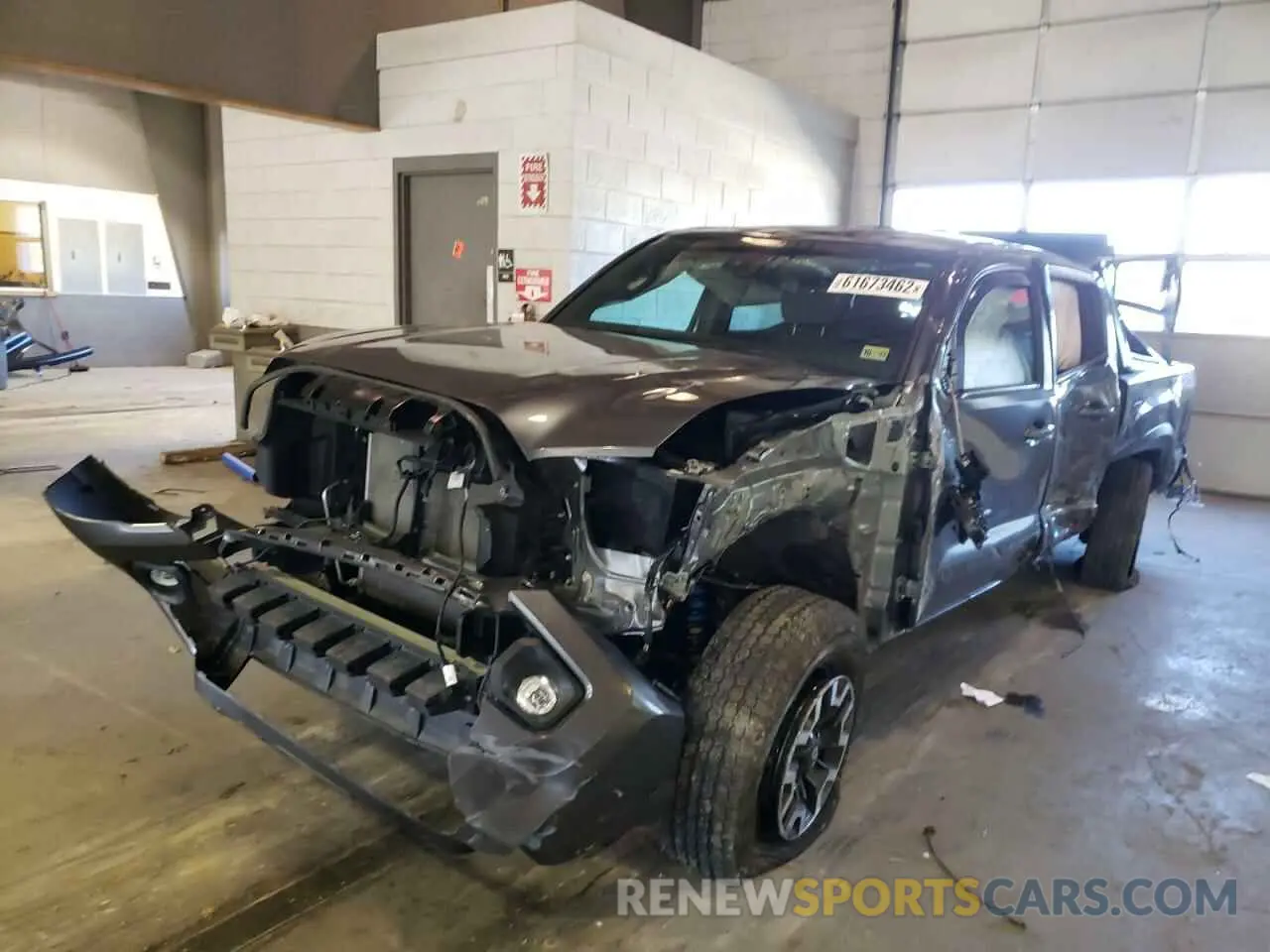2 Photograph of a damaged car 3TYCZ5ANXLT007246 TOYOTA TACOMA 2020