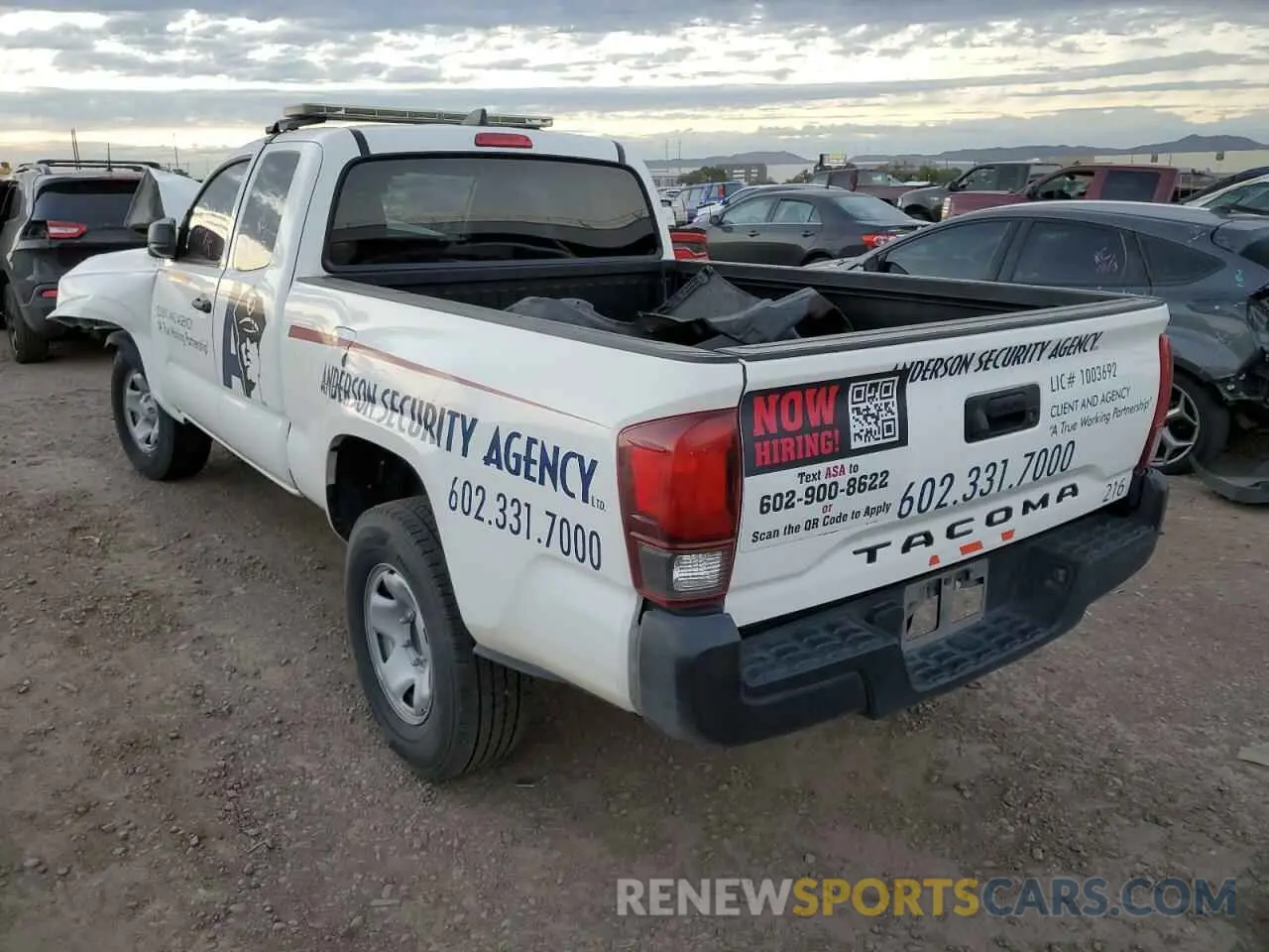 3 Фотография поврежденного автомобиля 3TYRX5GN3LT002204 TOYOTA TACOMA 2020