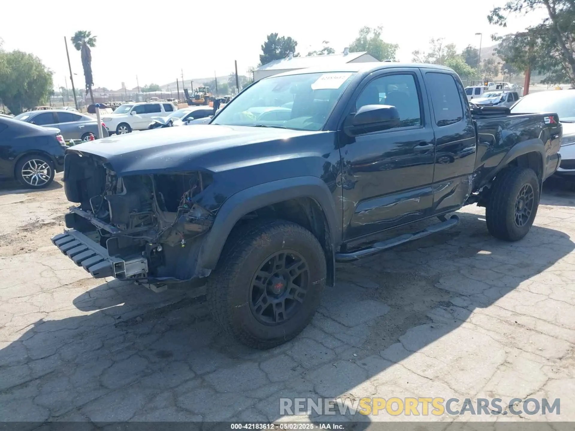 2 Photograph of a damaged car 3TYRX5GN6LT001581 TOYOTA TACOMA 2020