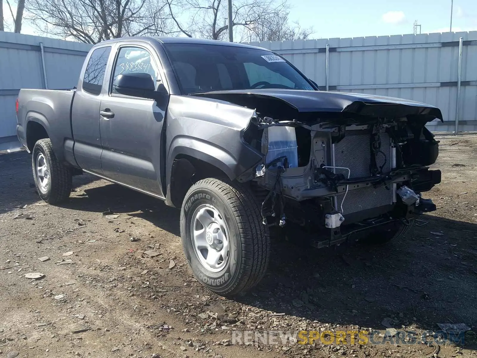 1 Photograph of a damaged car 3TYSX5EN5LT000636 TOYOTA TACOMA 2020