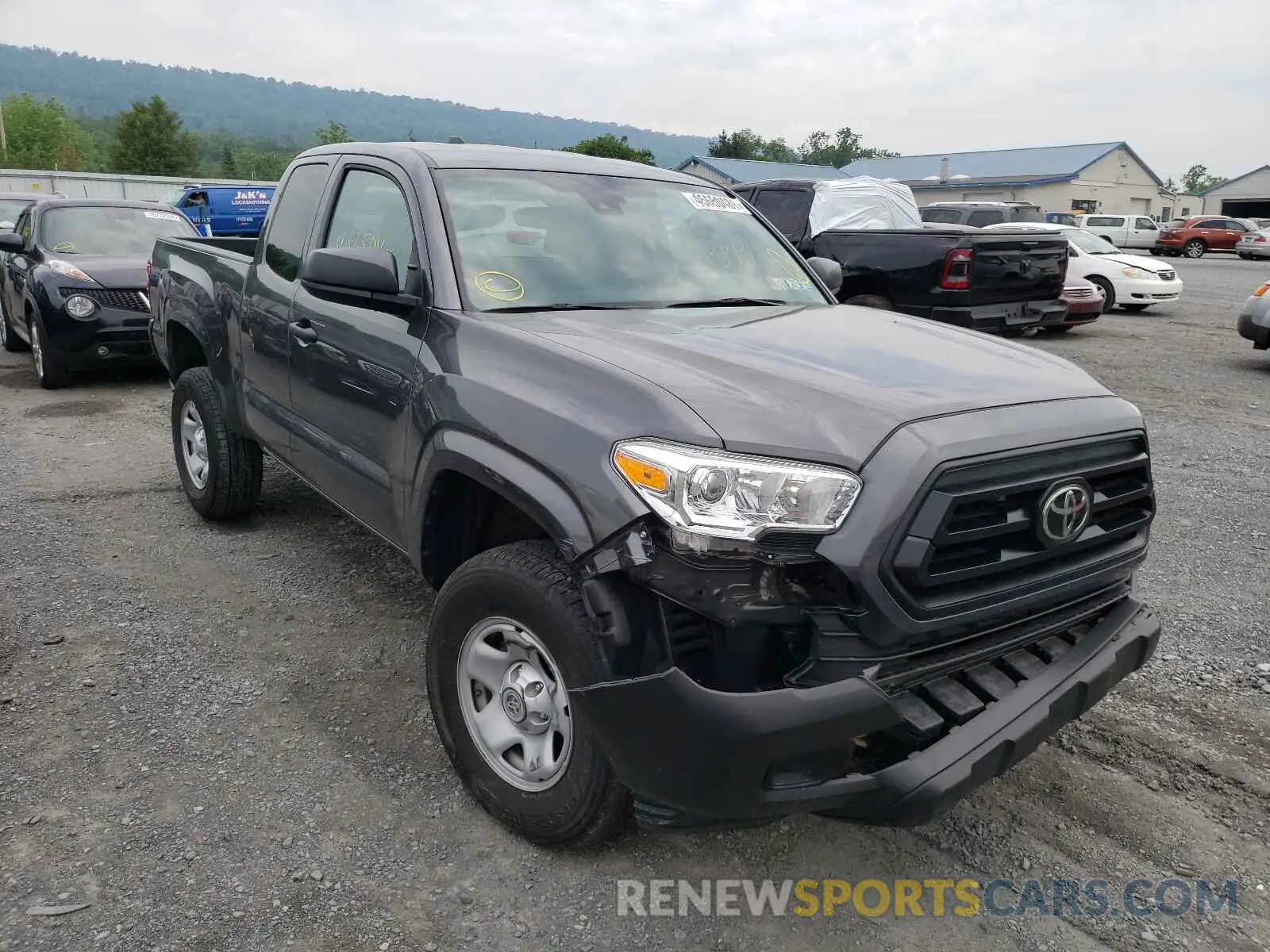 1 Photograph of a damaged car 3TYSX5EN7LT000394 TOYOTA TACOMA 2020
