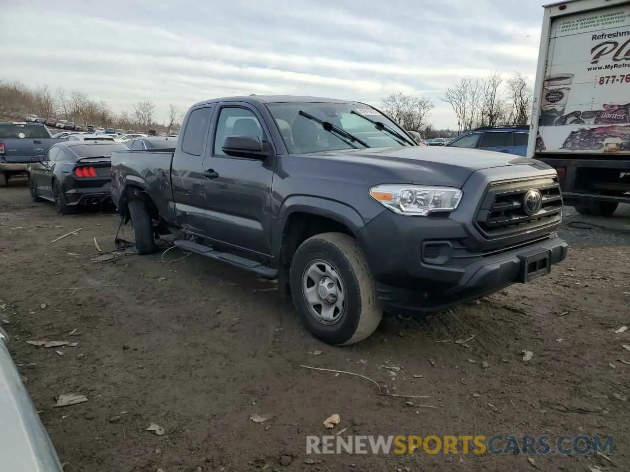 4 Photograph of a damaged car 3TYSX5ENXLT001734 TOYOTA TACOMA 2020
