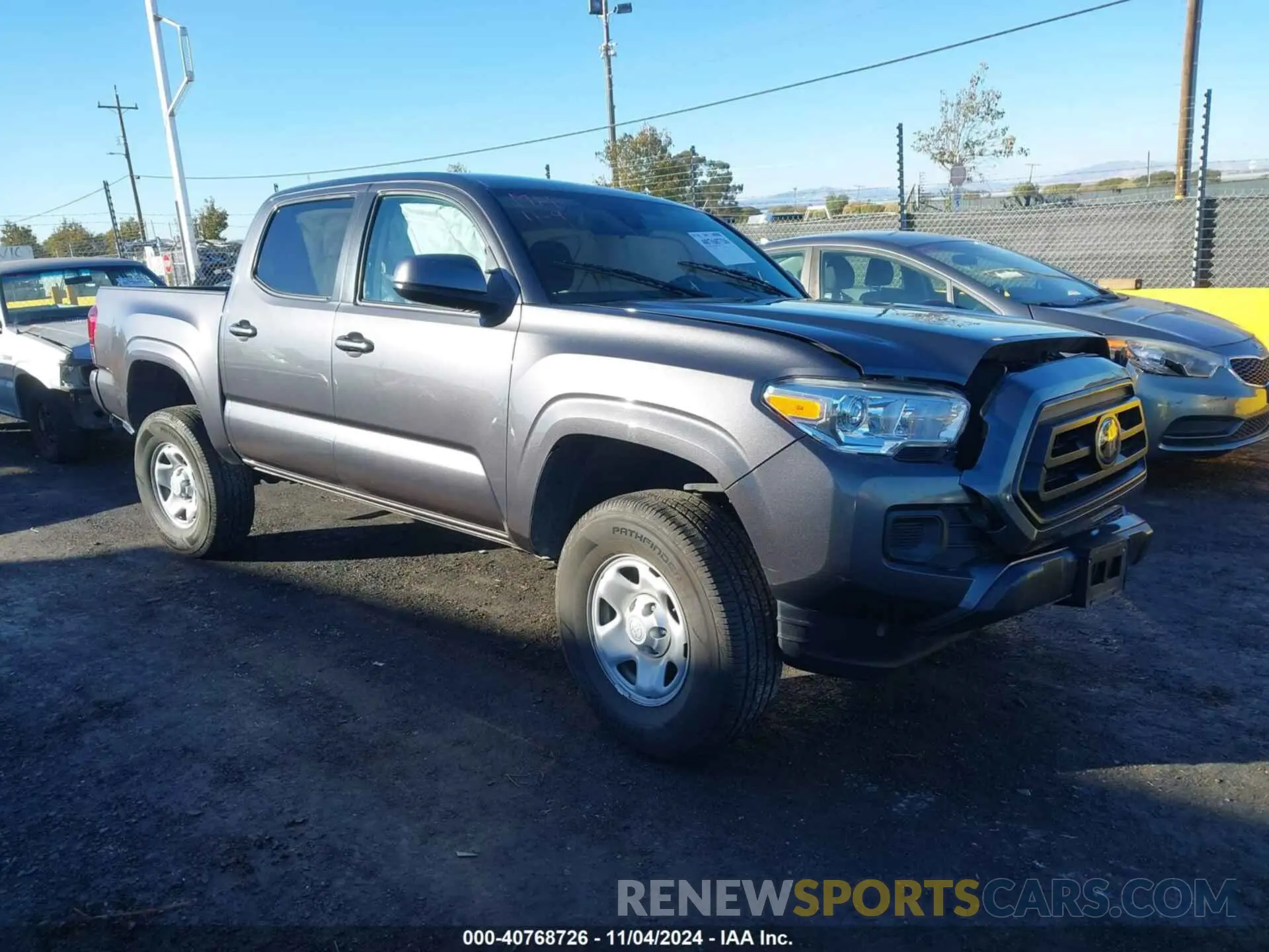 1 Photograph of a damaged car 5TFAX5GN0LX167906 TOYOTA TACOMA 2020