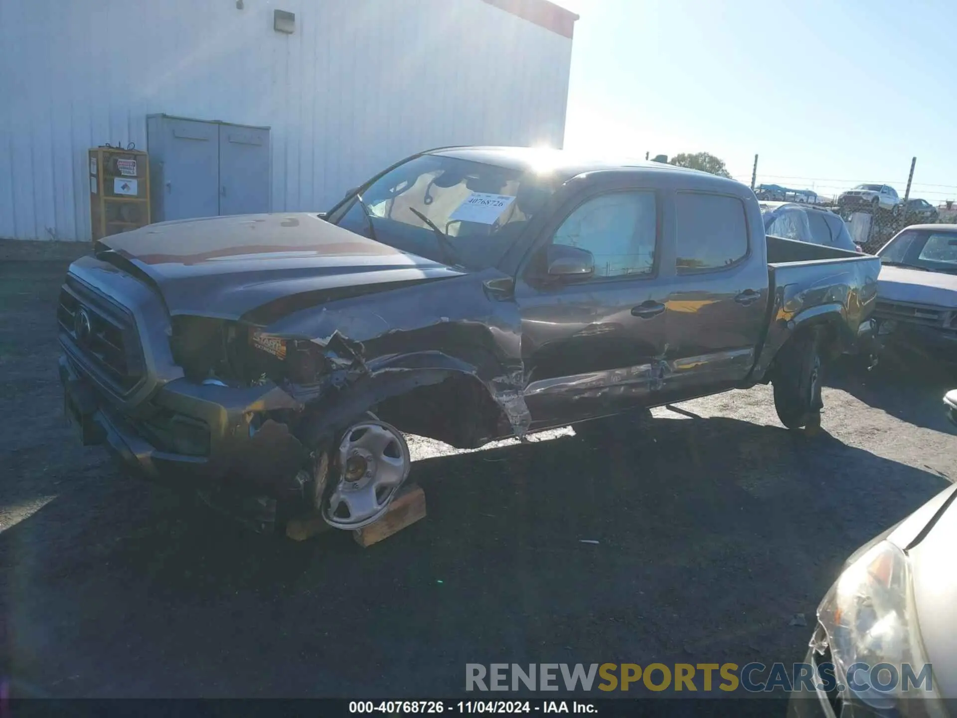 2 Photograph of a damaged car 5TFAX5GN0LX167906 TOYOTA TACOMA 2020