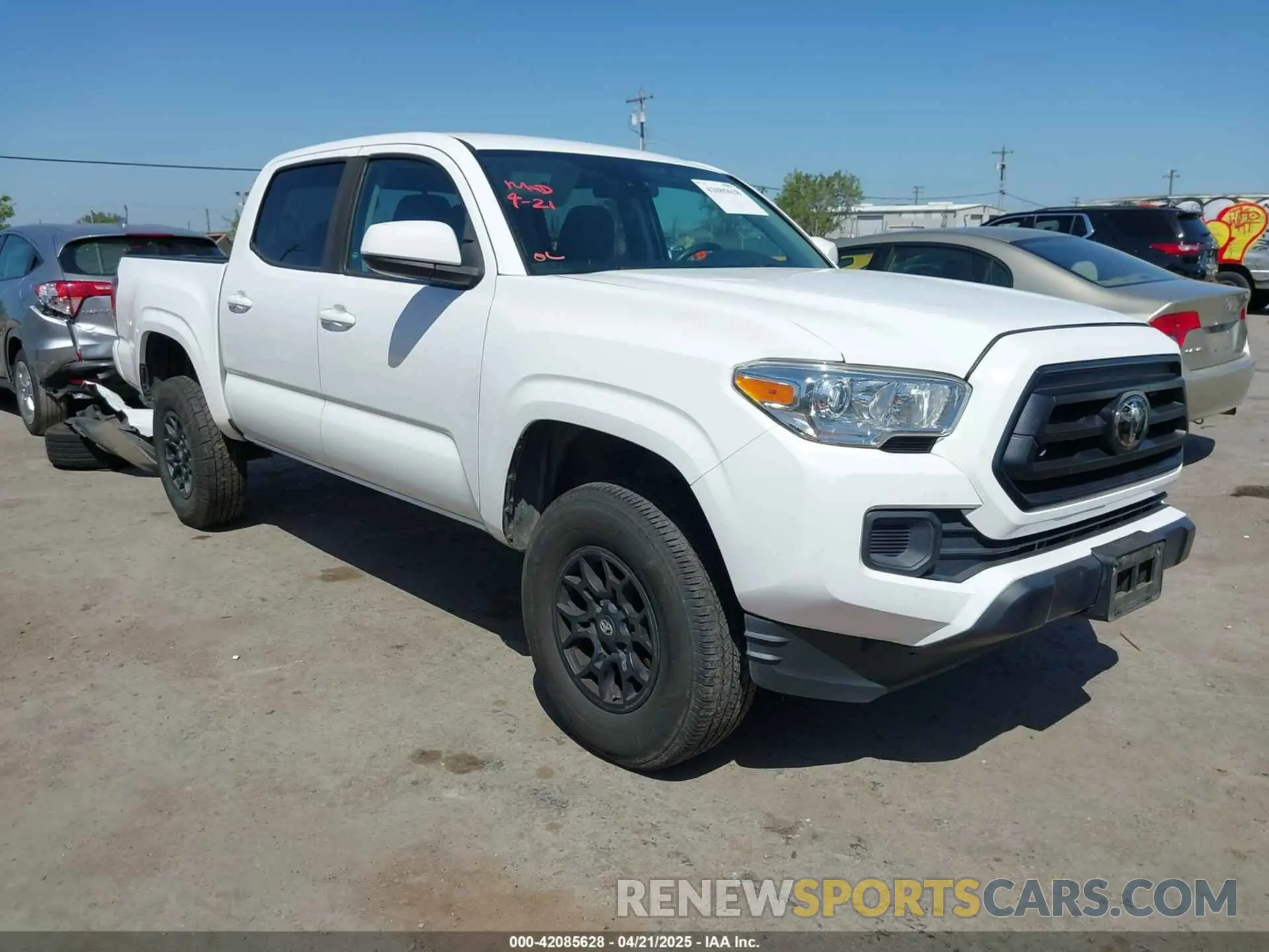 1 Photograph of a damaged car 5TFAX5GN3LX187177 TOYOTA TACOMA 2020