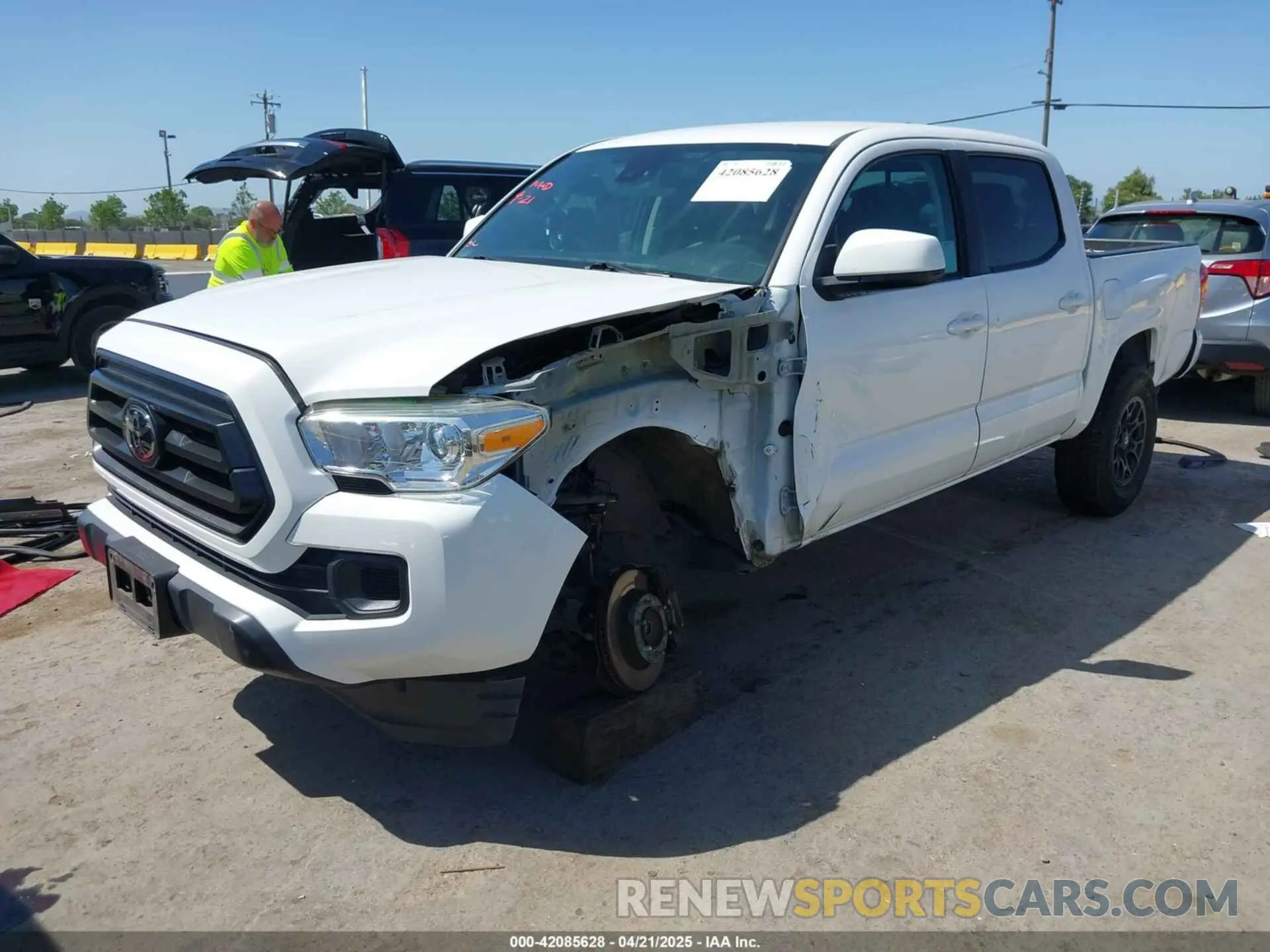 2 Photograph of a damaged car 5TFAX5GN3LX187177 TOYOTA TACOMA 2020
