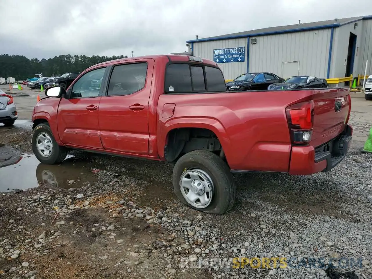 2 Photograph of a damaged car 5TFAX5GN5LX180571 TOYOTA TACOMA 2020