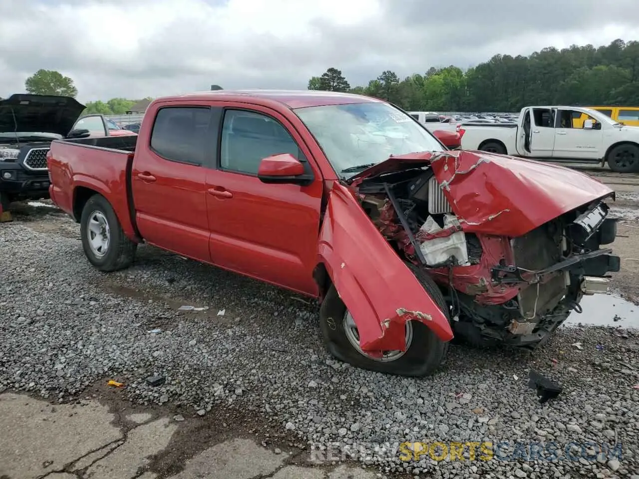 4 Photograph of a damaged car 5TFAX5GN5LX180571 TOYOTA TACOMA 2020