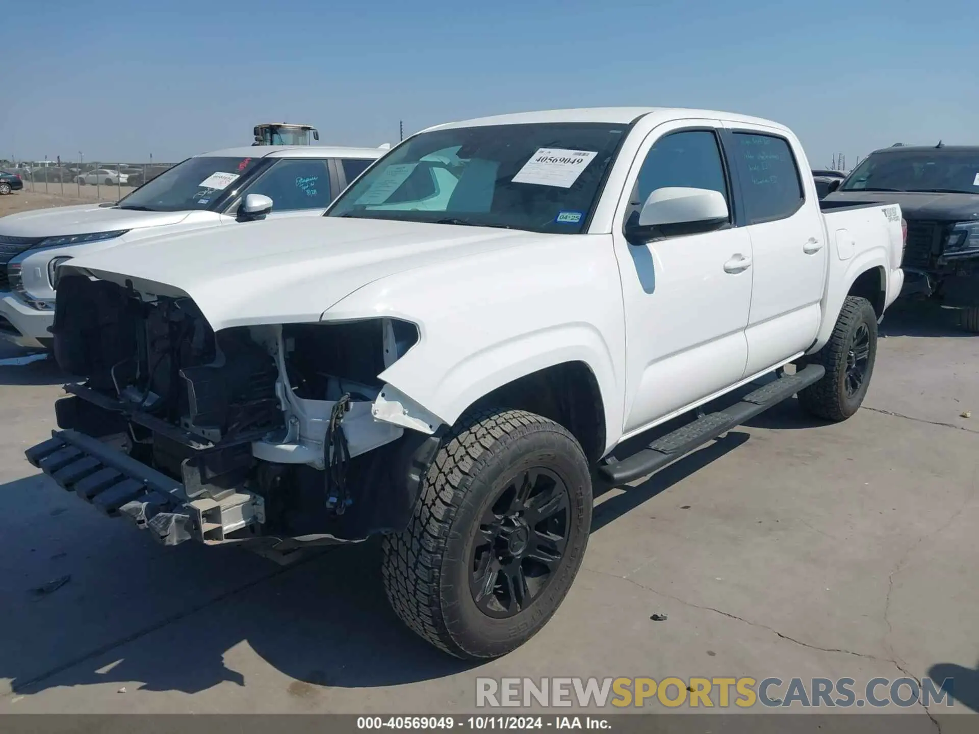 2 Photograph of a damaged car 5TFAX5GN5LX188475 TOYOTA TACOMA 2020