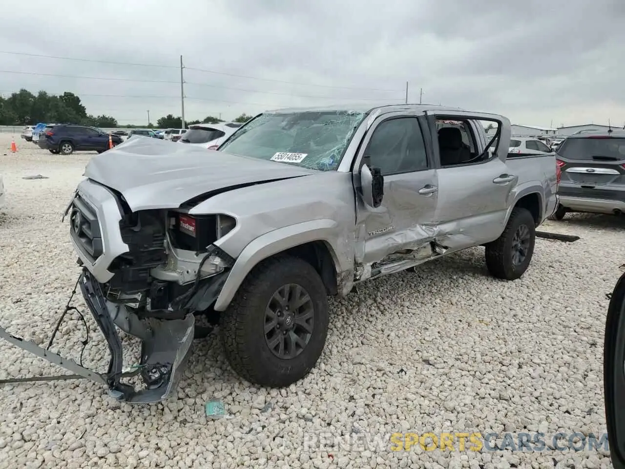 1 Фотография поврежденного автомобиля 5TFAZ5CN0LX089045 TOYOTA TACOMA 2020