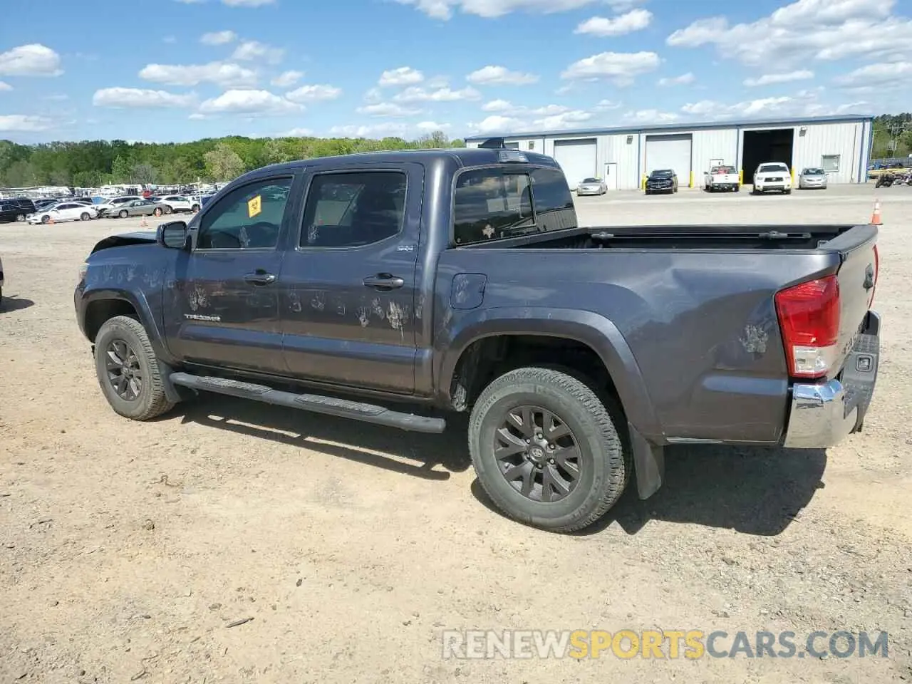 2 Photograph of a damaged car 5TFAZ5CN0LX093399 TOYOTA TACOMA 2020