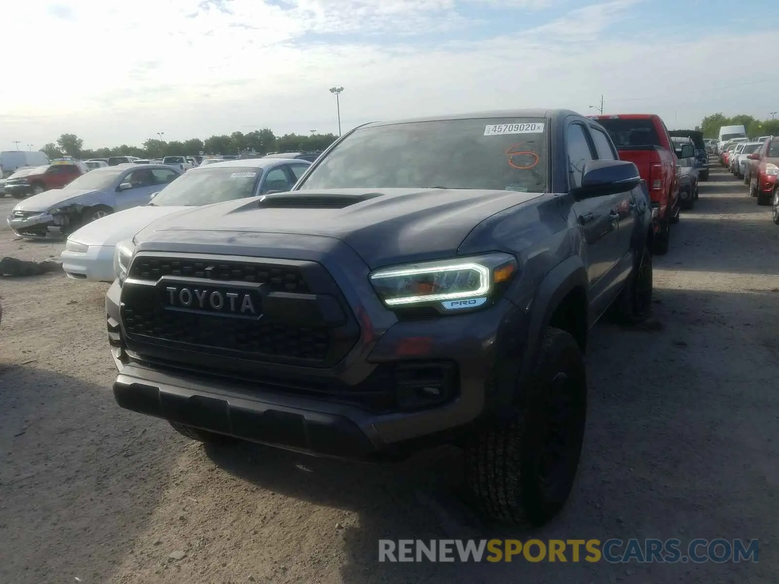 2 Photograph of a damaged car 5TFCZ5AN1LX217126 TOYOTA TACOMA 2020