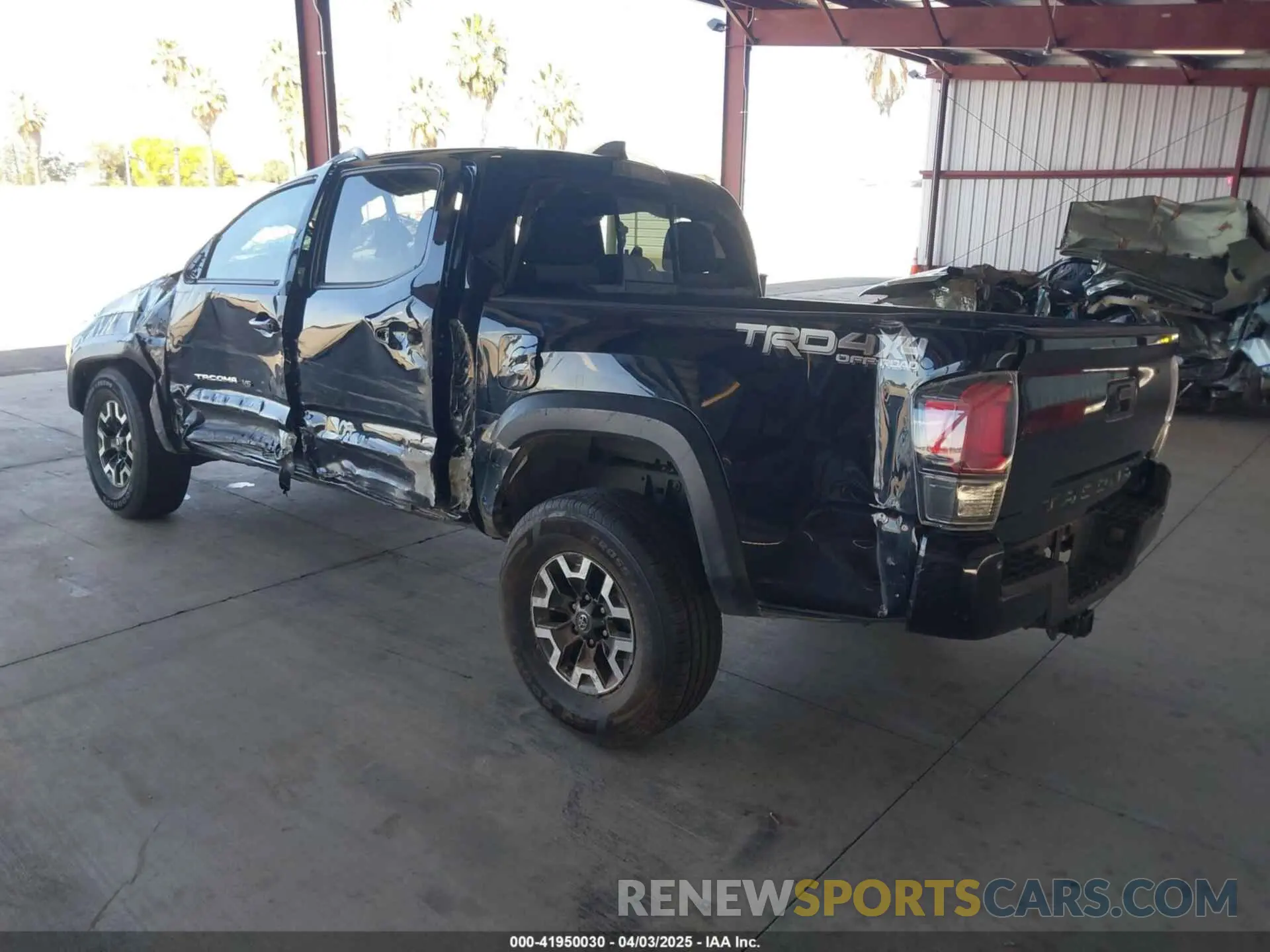 3 Photograph of a damaged car 5TFCZ5AN1LX224058 TOYOTA TACOMA 2020