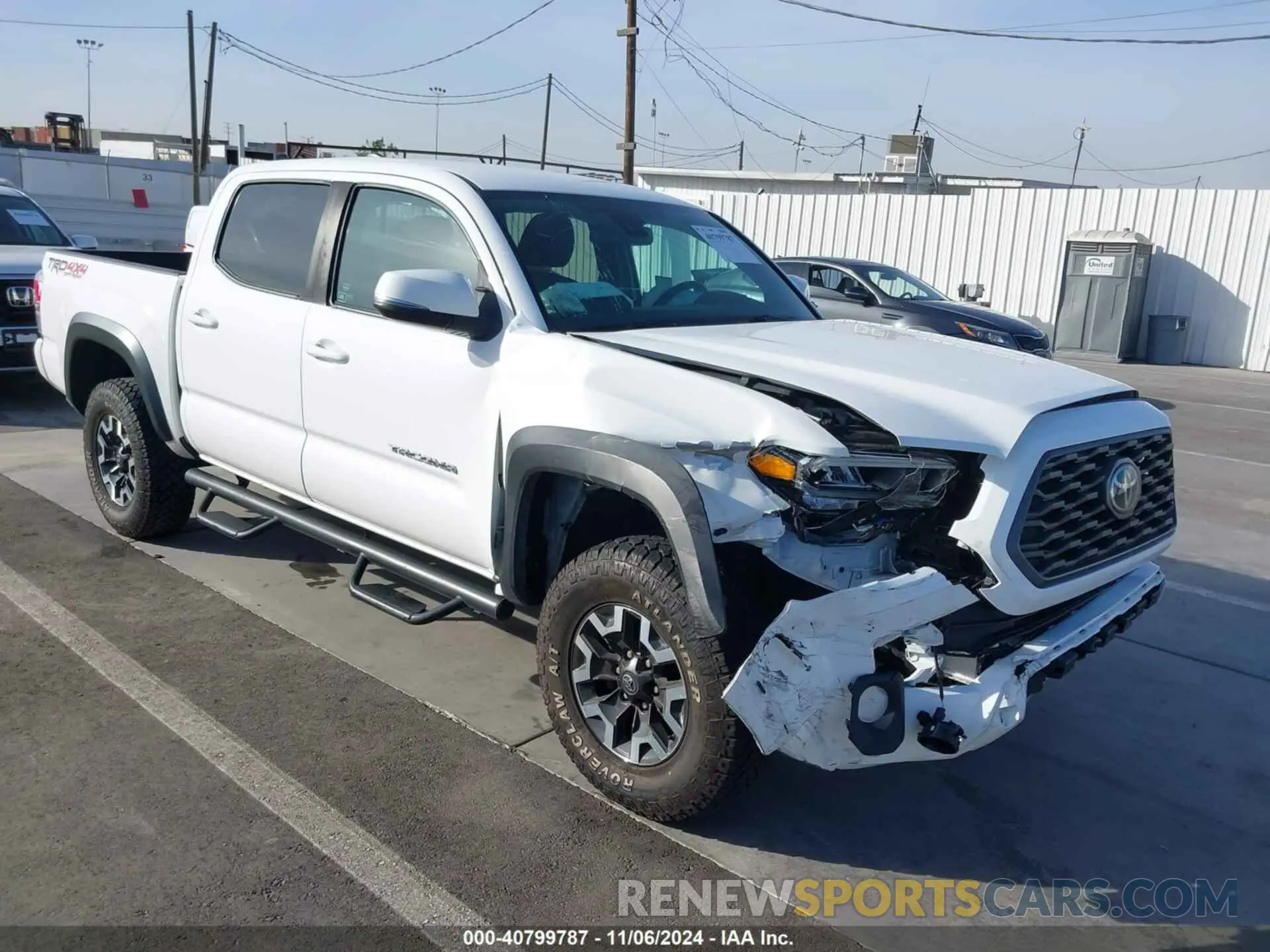 1 Photograph of a damaged car 5TFCZ5AN4LX227116 TOYOTA TACOMA 2020