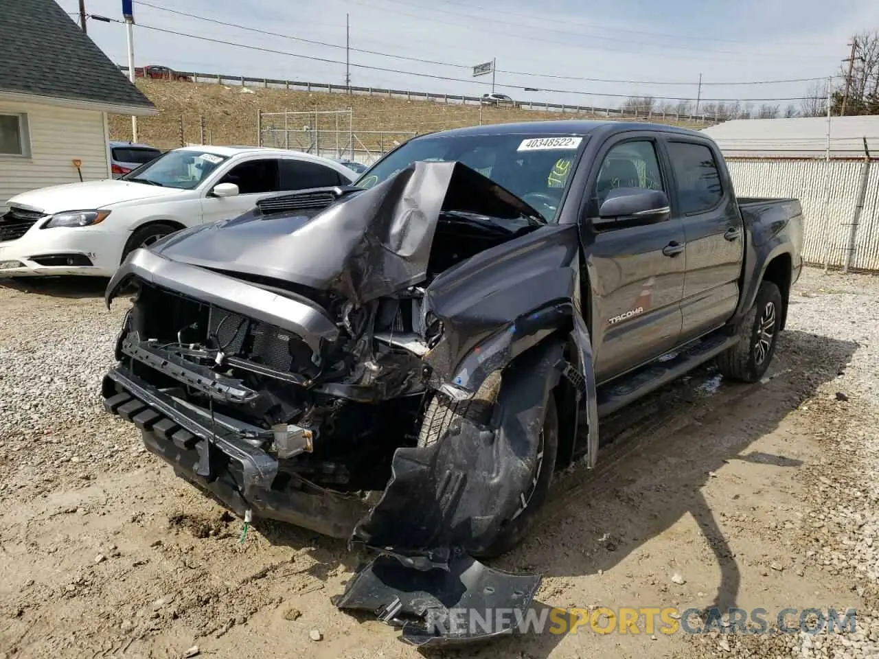 2 Photograph of a damaged car 5TFCZ5AN4LX240335 TOYOTA TACOMA 2020