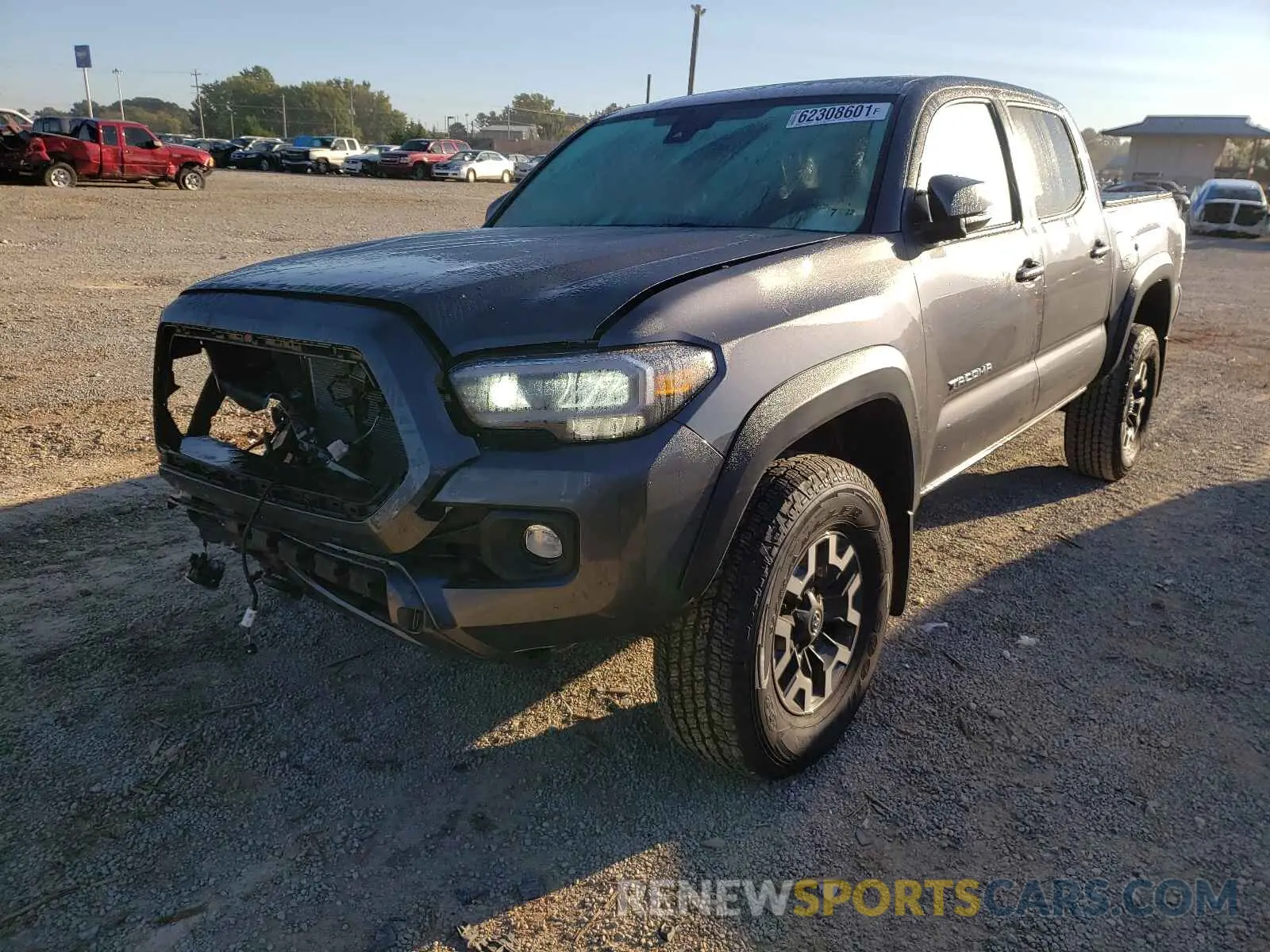 2 Photograph of a damaged car 5TFCZ5AN8LX235039 TOYOTA TACOMA 2020