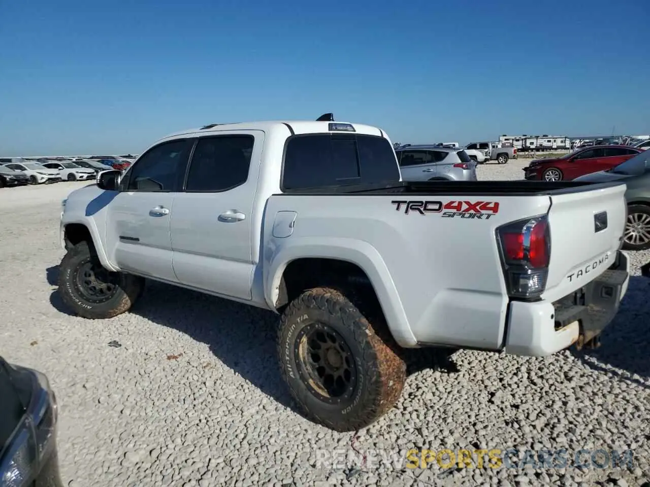 2 Photograph of a damaged car 5TFCZ5AN9LX227743 TOYOTA TACOMA 2020
