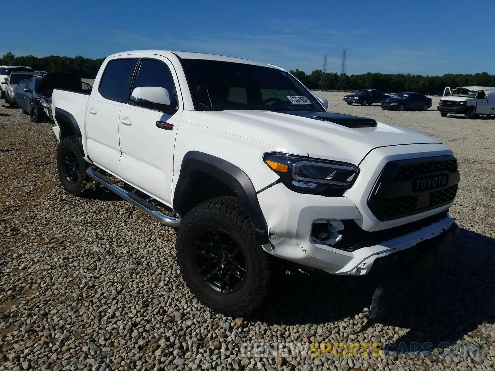 1 Photograph of a damaged car 5TFCZ5ANXLX232580 TOYOTA TACOMA 2020