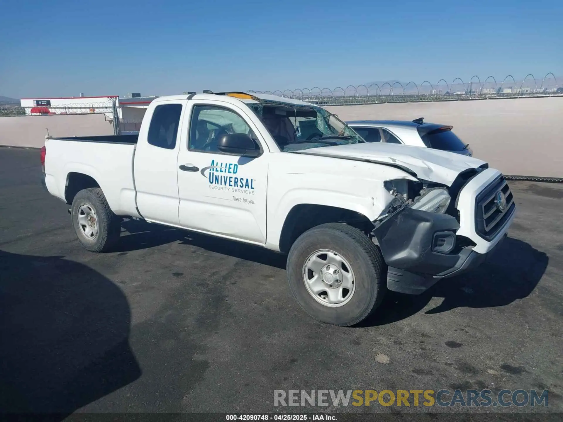 1 Photograph of a damaged car 5TFRX5GN1LX180442 TOYOTA TACOMA 2020