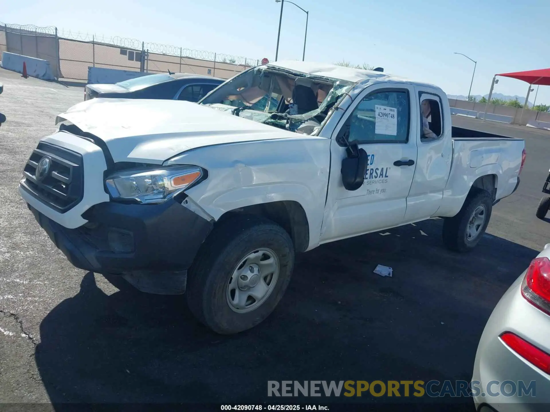 14 Photograph of a damaged car 5TFRX5GN1LX180442 TOYOTA TACOMA 2020