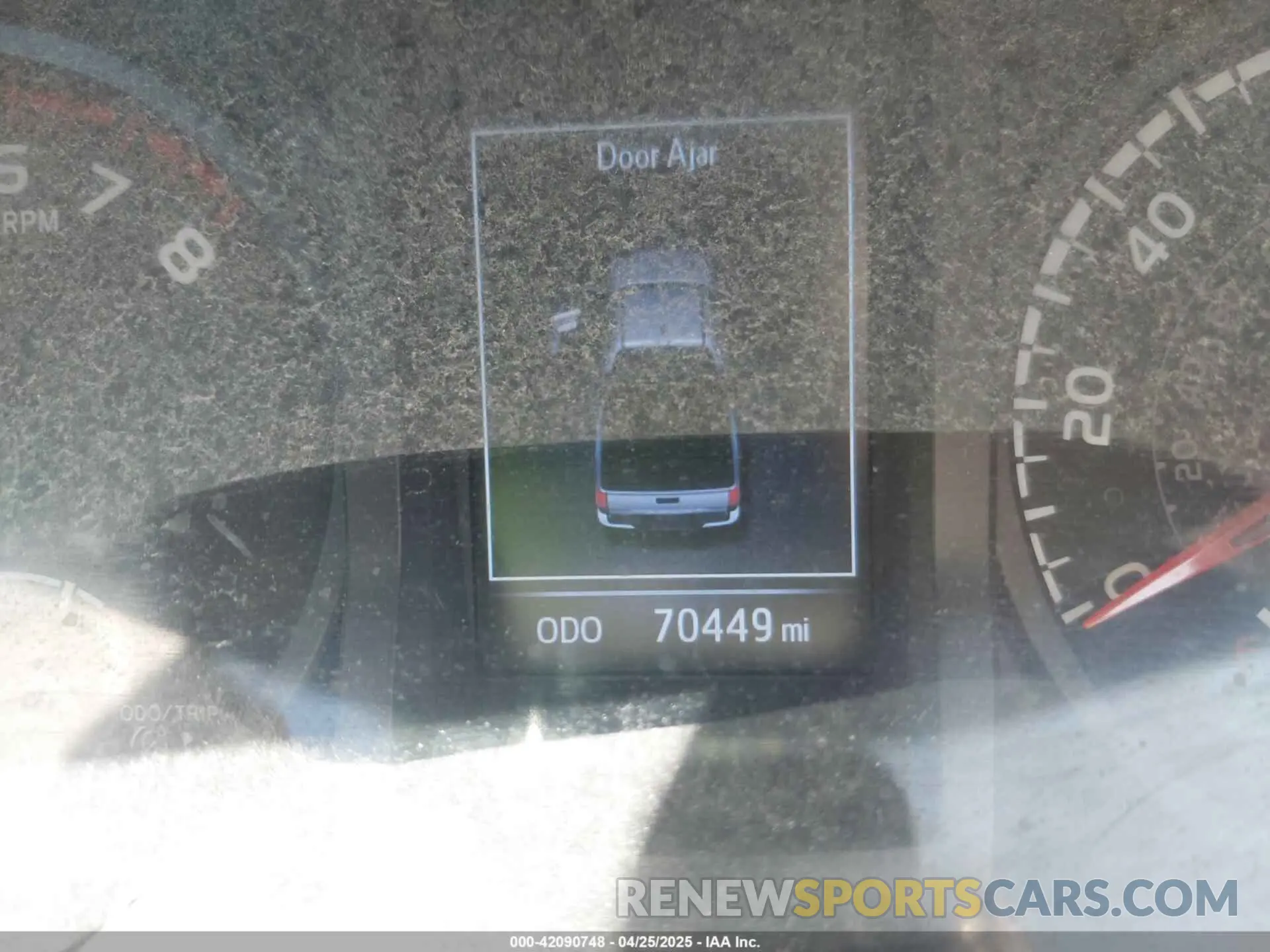 7 Photograph of a damaged car 5TFRX5GN1LX180442 TOYOTA TACOMA 2020