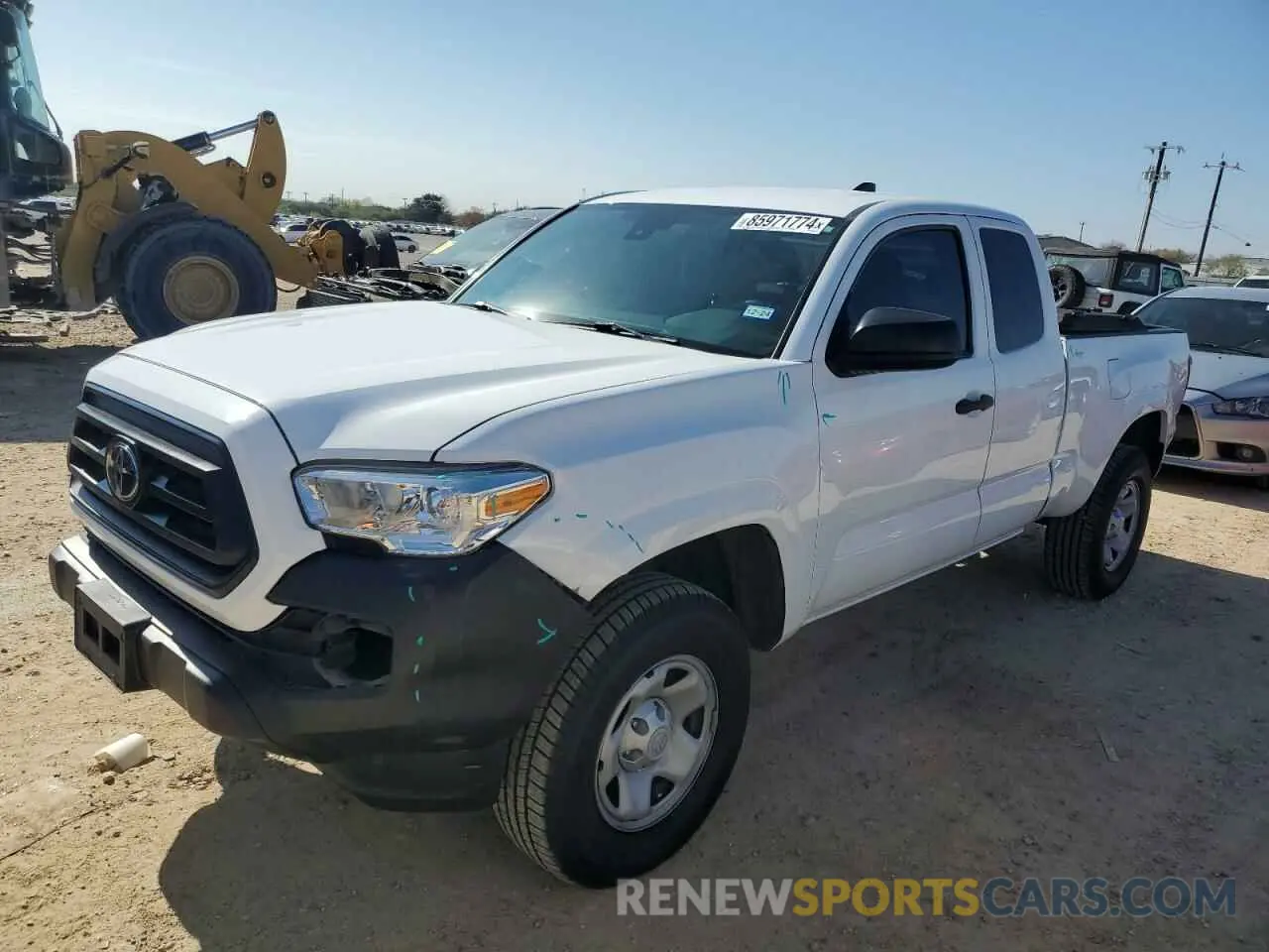 1 Photograph of a damaged car 5TFRX5GN2LX174150 TOYOTA TACOMA 2020