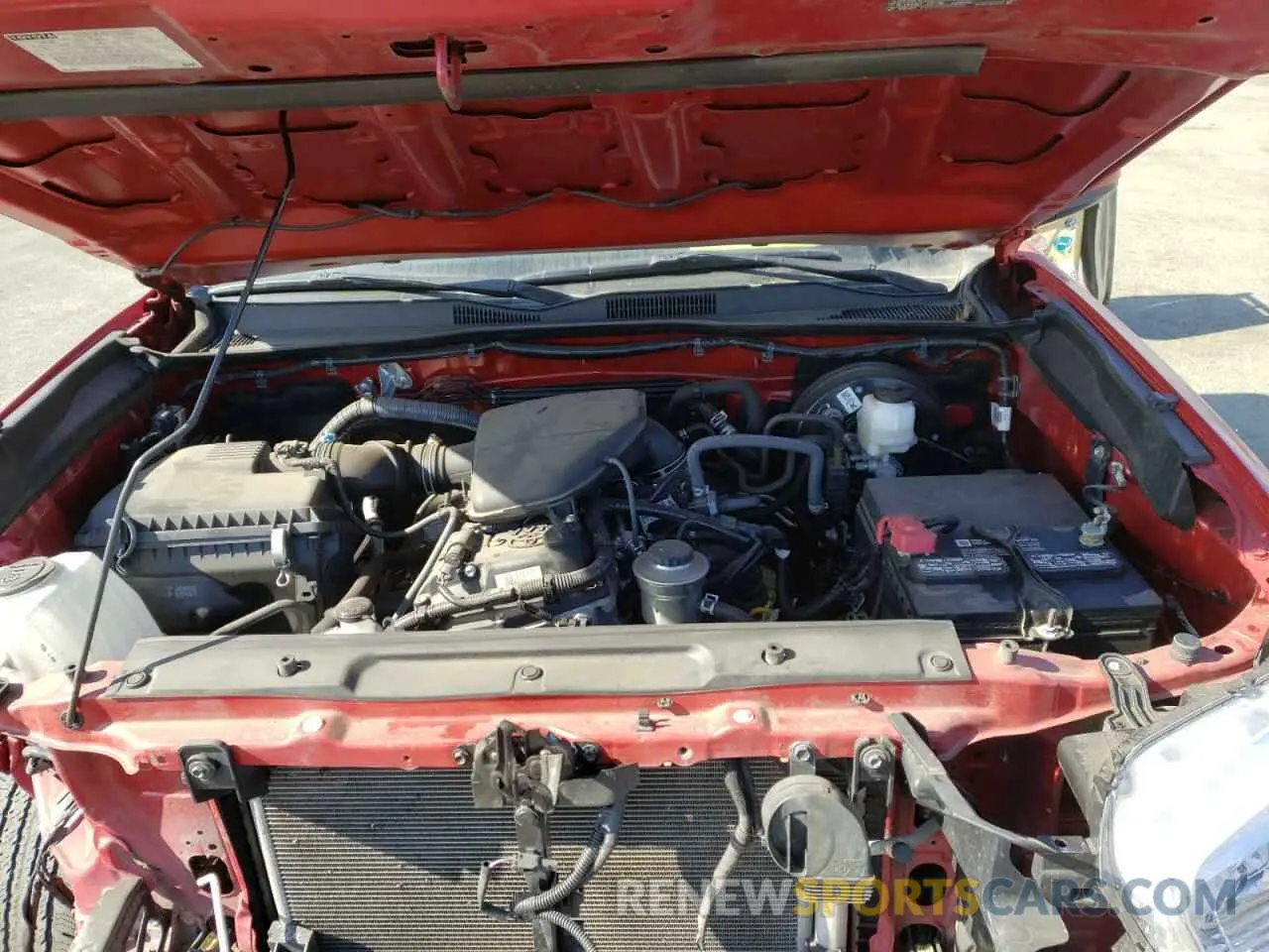 7 Photograph of a damaged car 5TFRX5GN4LX170343 TOYOTA TACOMA 2020
