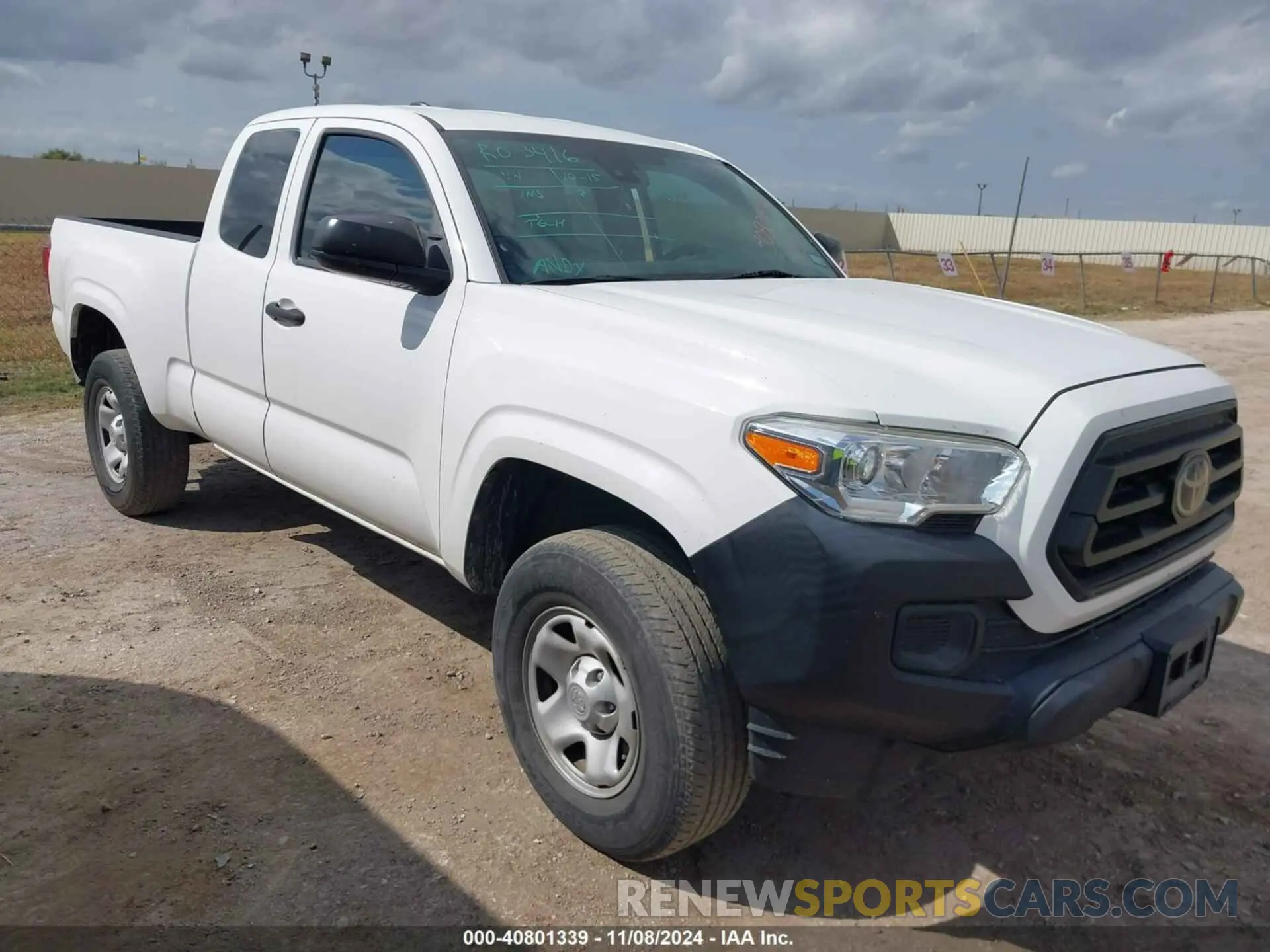 1 Photograph of a damaged car 5TFRX5GN7LX165721 TOYOTA TACOMA 2020