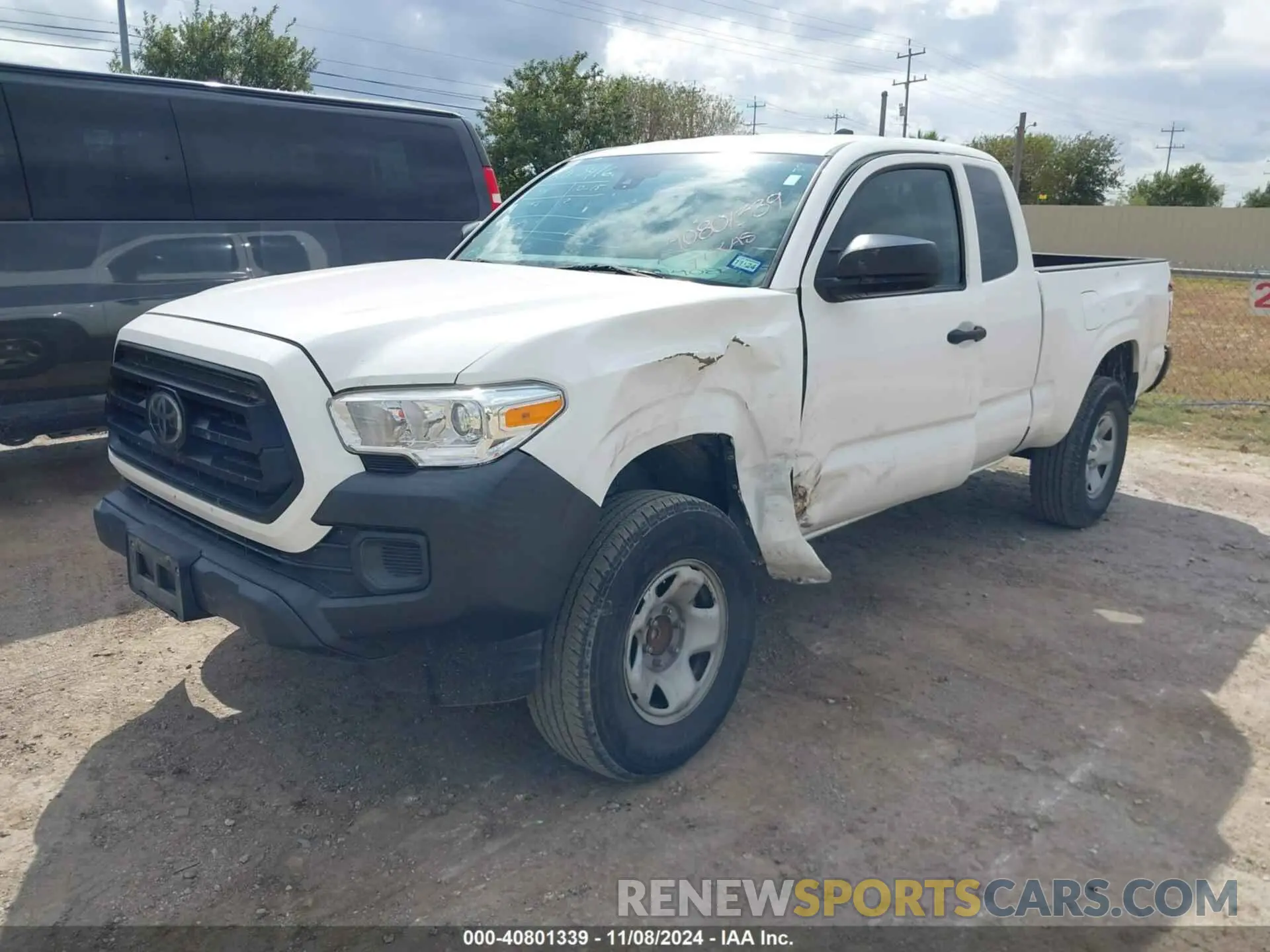 2 Photograph of a damaged car 5TFRX5GN7LX165721 TOYOTA TACOMA 2020