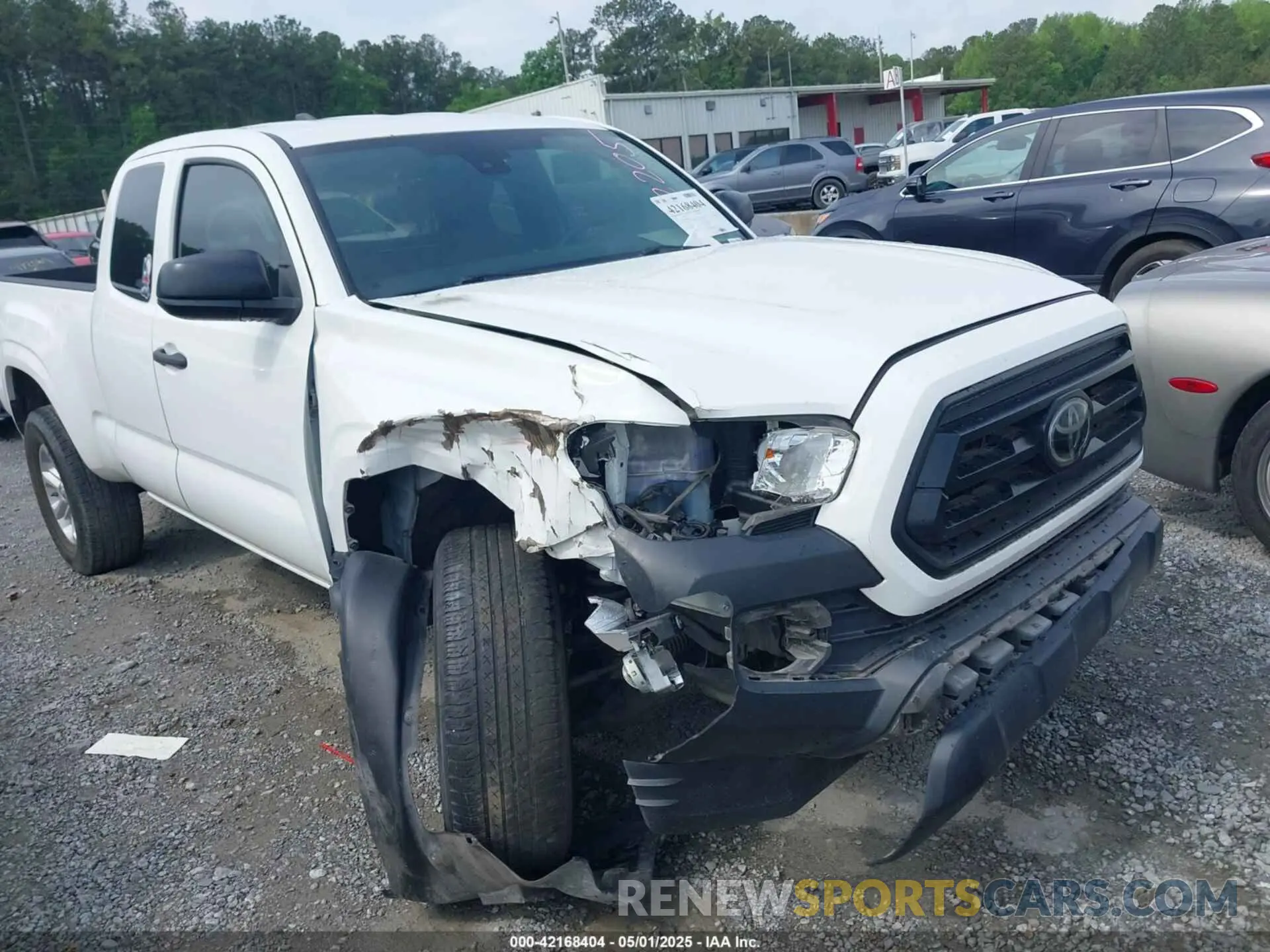 1 Photograph of a damaged car 5TFRX5GN8LX182205 TOYOTA TACOMA 2020