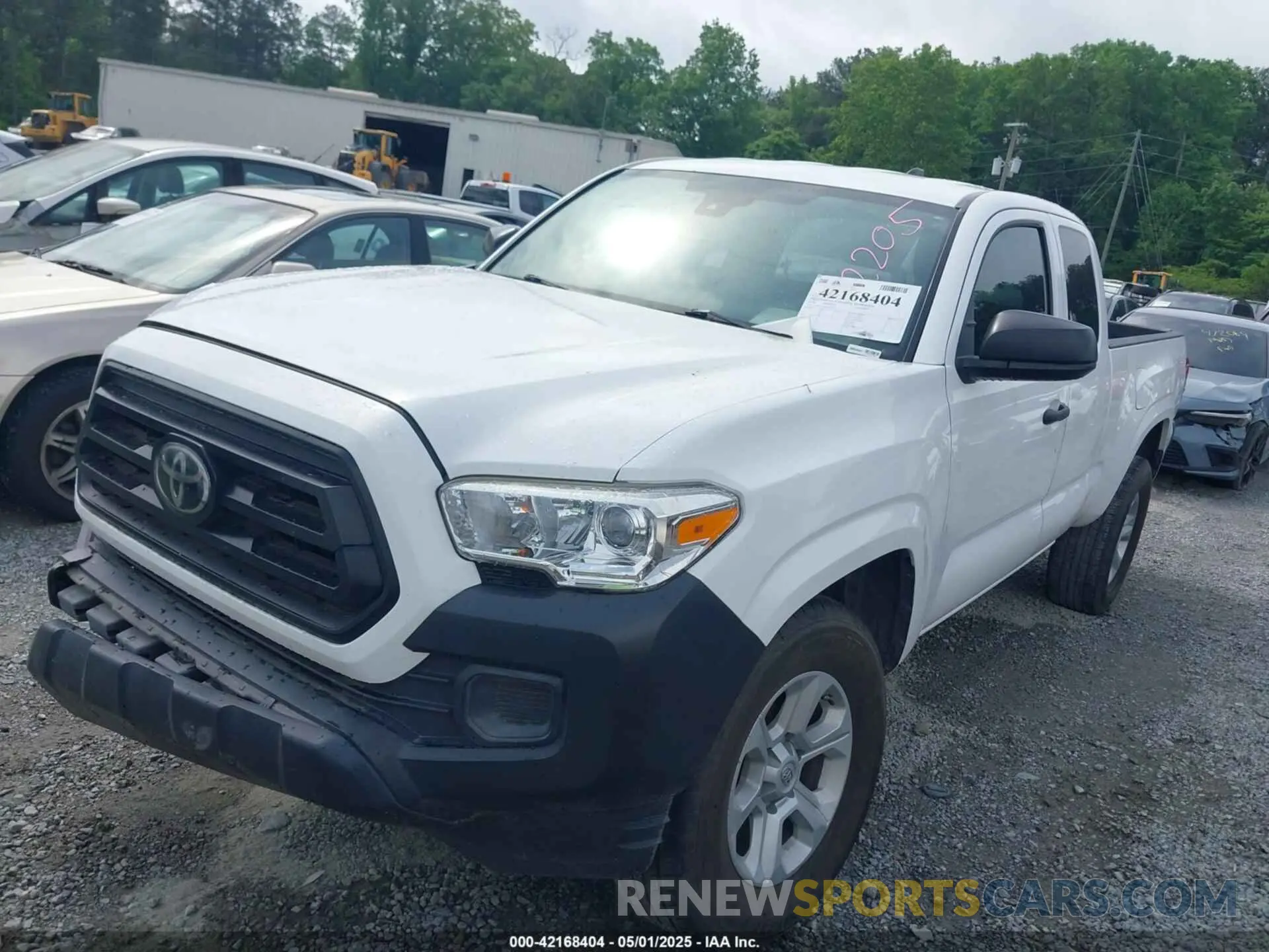 2 Photograph of a damaged car 5TFRX5GN8LX182205 TOYOTA TACOMA 2020