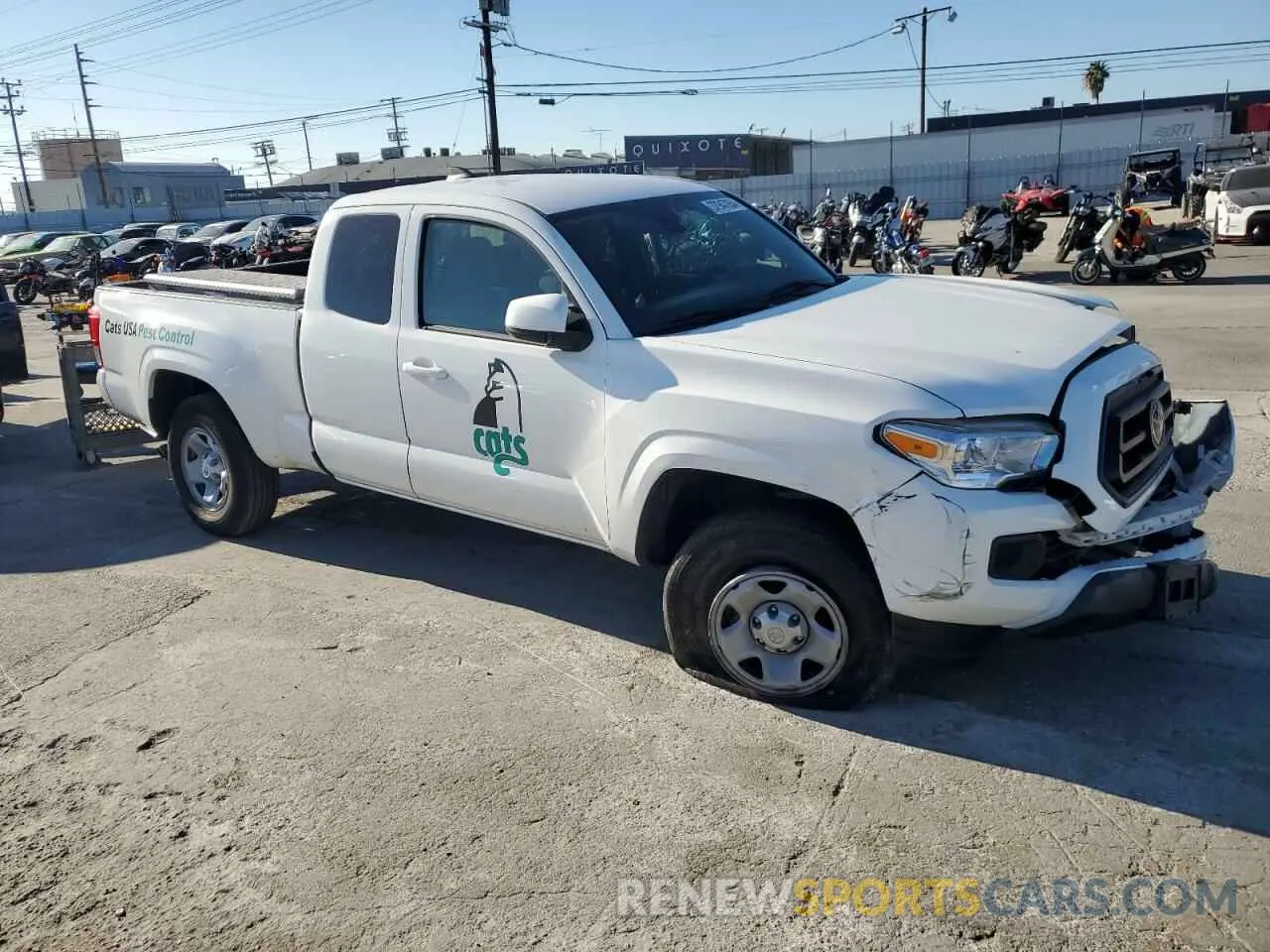 4 Photograph of a damaged car 5TFRX5GN9LX178261 TOYOTA TACOMA 2020