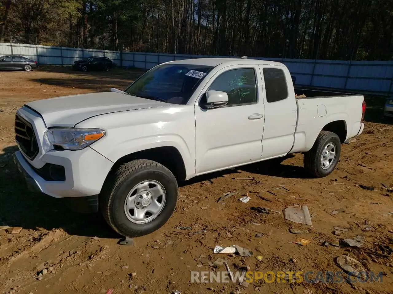 1 Photograph of a damaged car 5TFRZ5CN1LX090594 TOYOTA TACOMA 2020