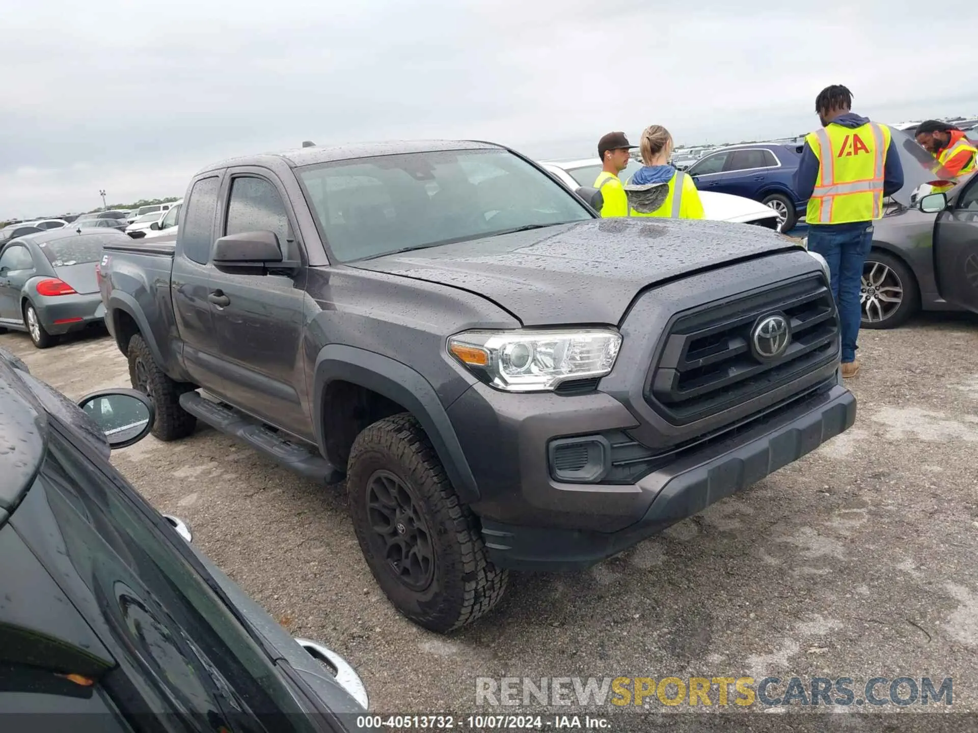 1 Photograph of a damaged car 5TFRZ5CN3LX089530 TOYOTA TACOMA 2020