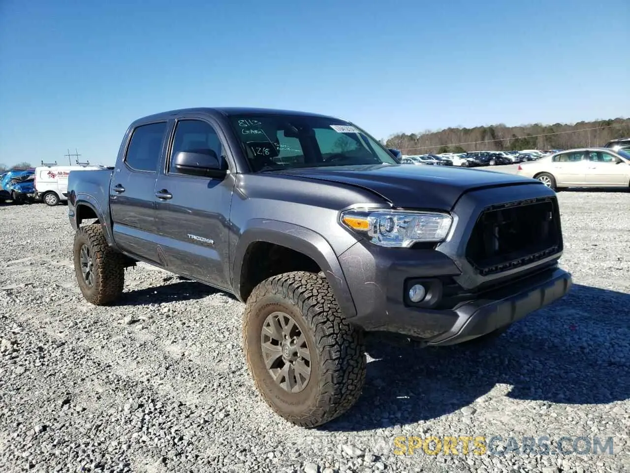 1 Photograph of a damaged car 3TMAZ5CN0MM142320 TOYOTA TACOMA 2021