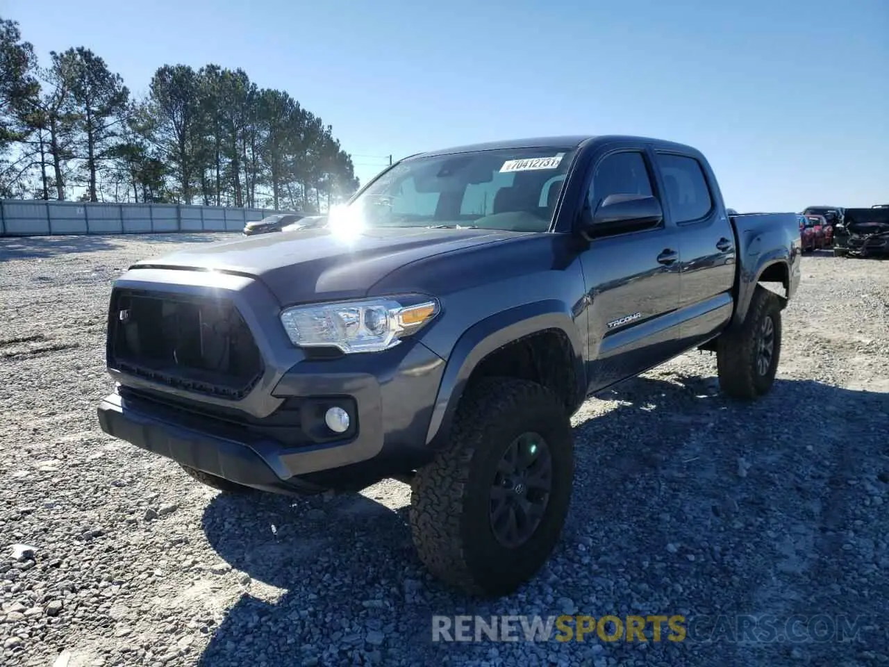 2 Photograph of a damaged car 3TMAZ5CN0MM142320 TOYOTA TACOMA 2021