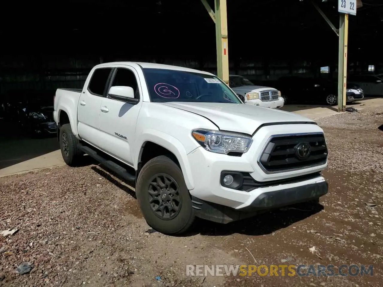 1 Photograph of a damaged car 3TMAZ5CN0MM146190 TOYOTA TACOMA 2021