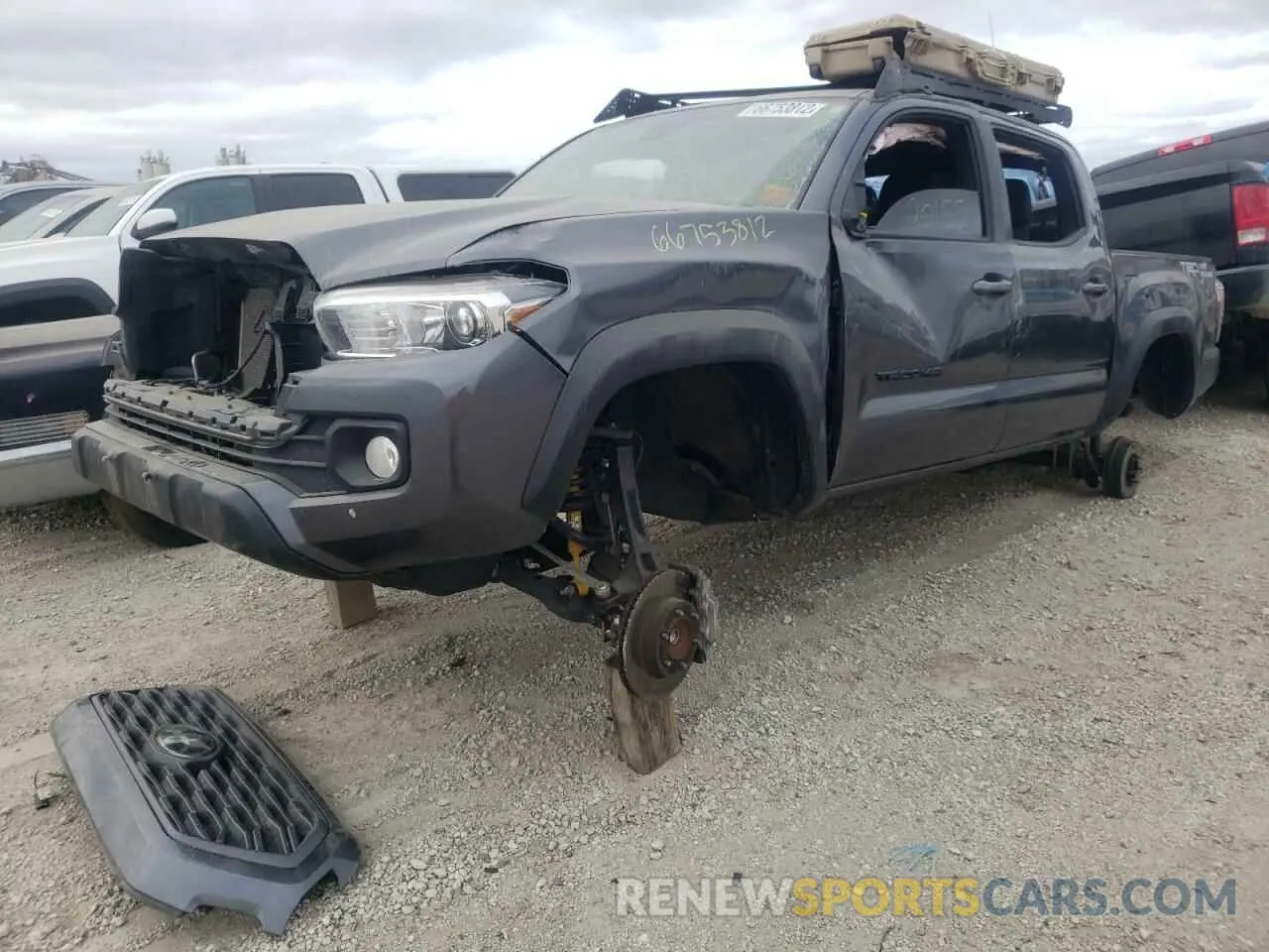 2 Photograph of a damaged car 3TMAZ5CN1MM147347 TOYOTA TACOMA 2021