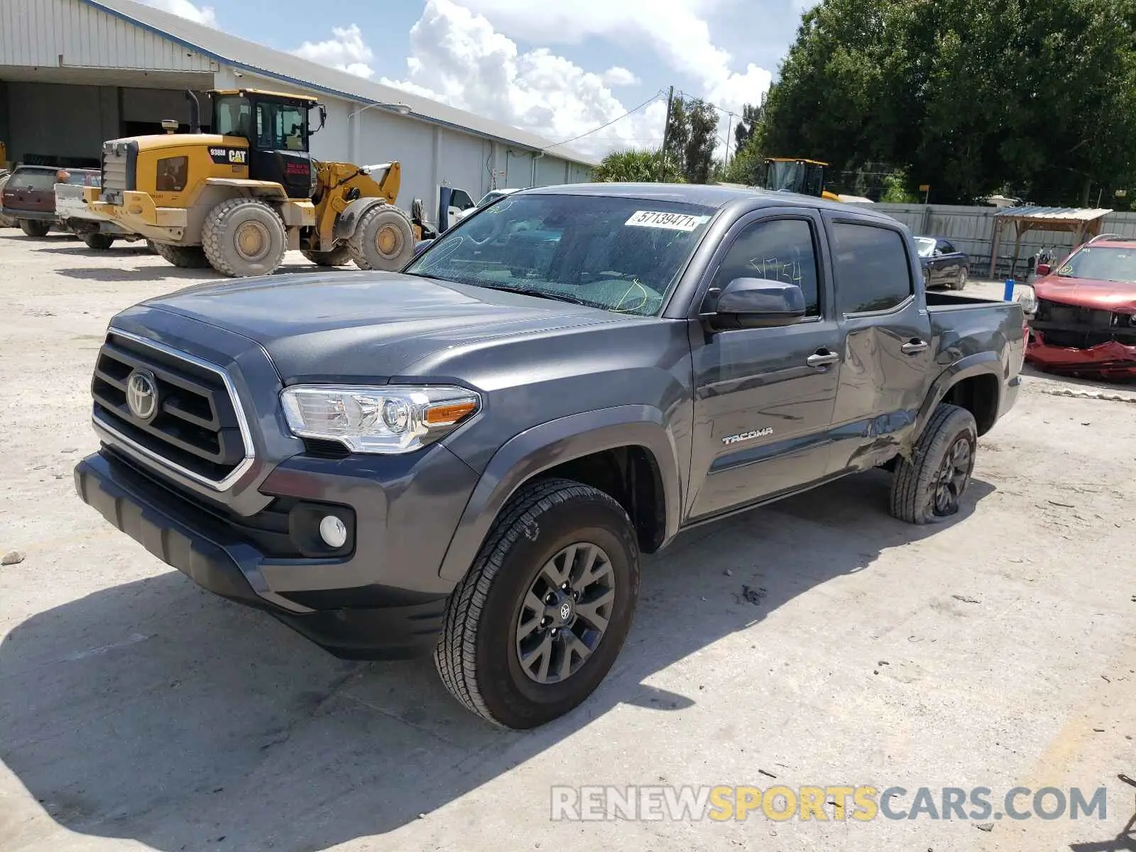 2 Photograph of a damaged car 3TMAZ5CN1MM152449 TOYOTA TACOMA 2021