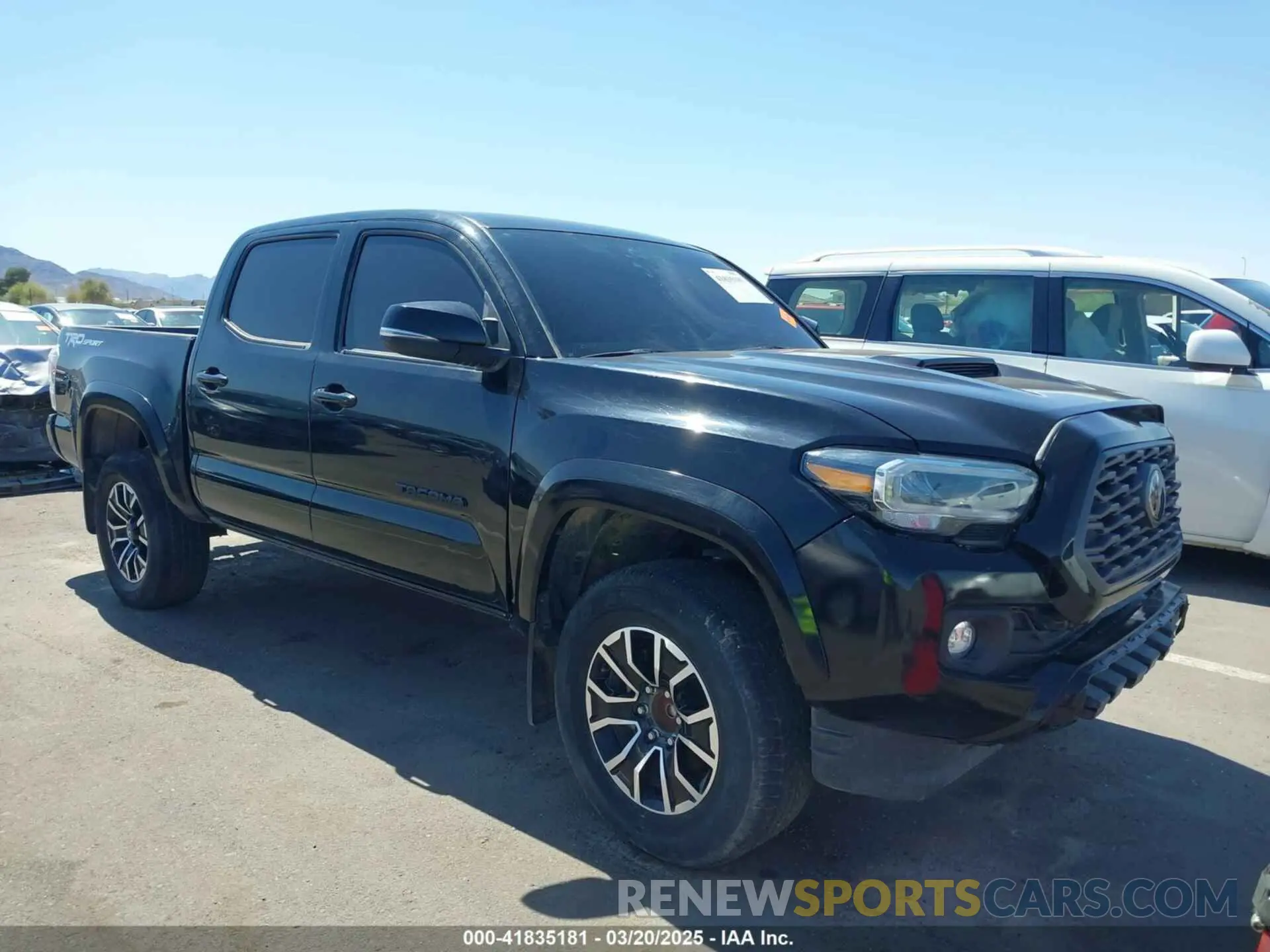 1 Photograph of a damaged car 3TMAZ5CN2MM159460 TOYOTA TACOMA 2021