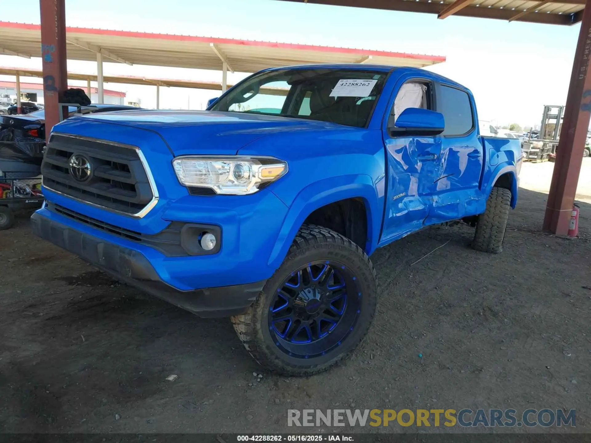 2 Photograph of a damaged car 3TMAZ5CN4MM154325 TOYOTA TACOMA 2021