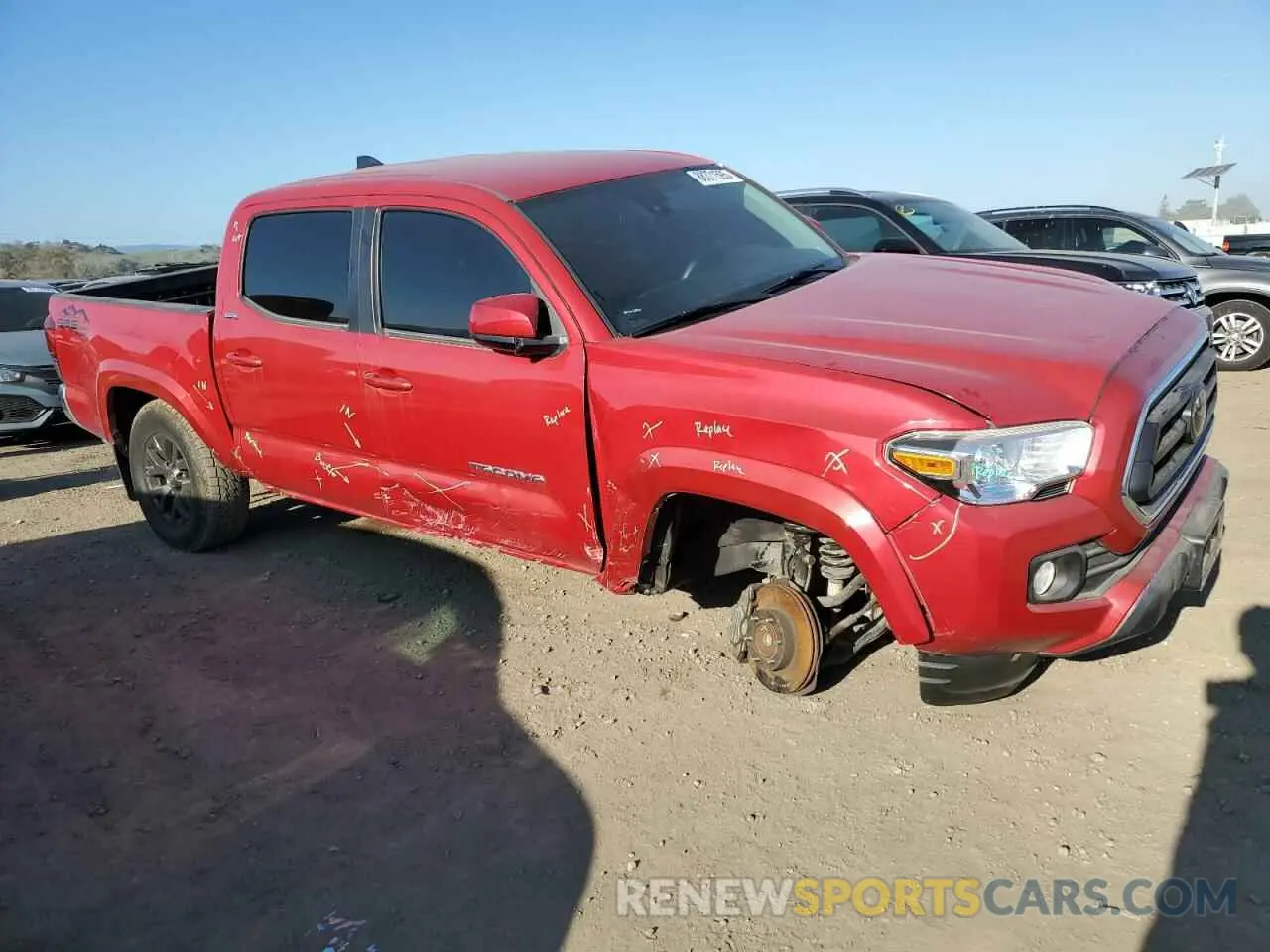 4 Photograph of a damaged car 3TMAZ5CN7MM155081 TOYOTA TACOMA 2021