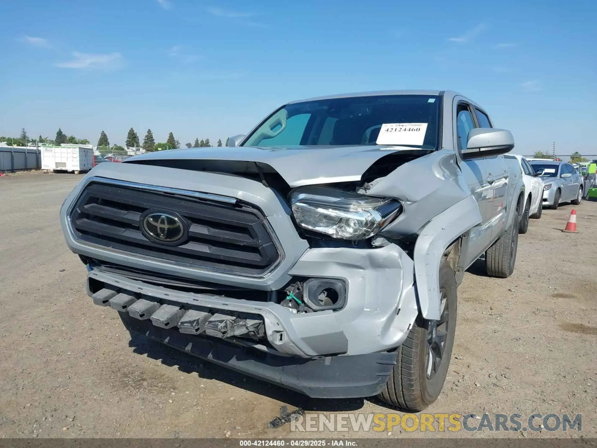 2 Photograph of a damaged car 3TMAZ5CN8MM143036 TOYOTA TACOMA 2021